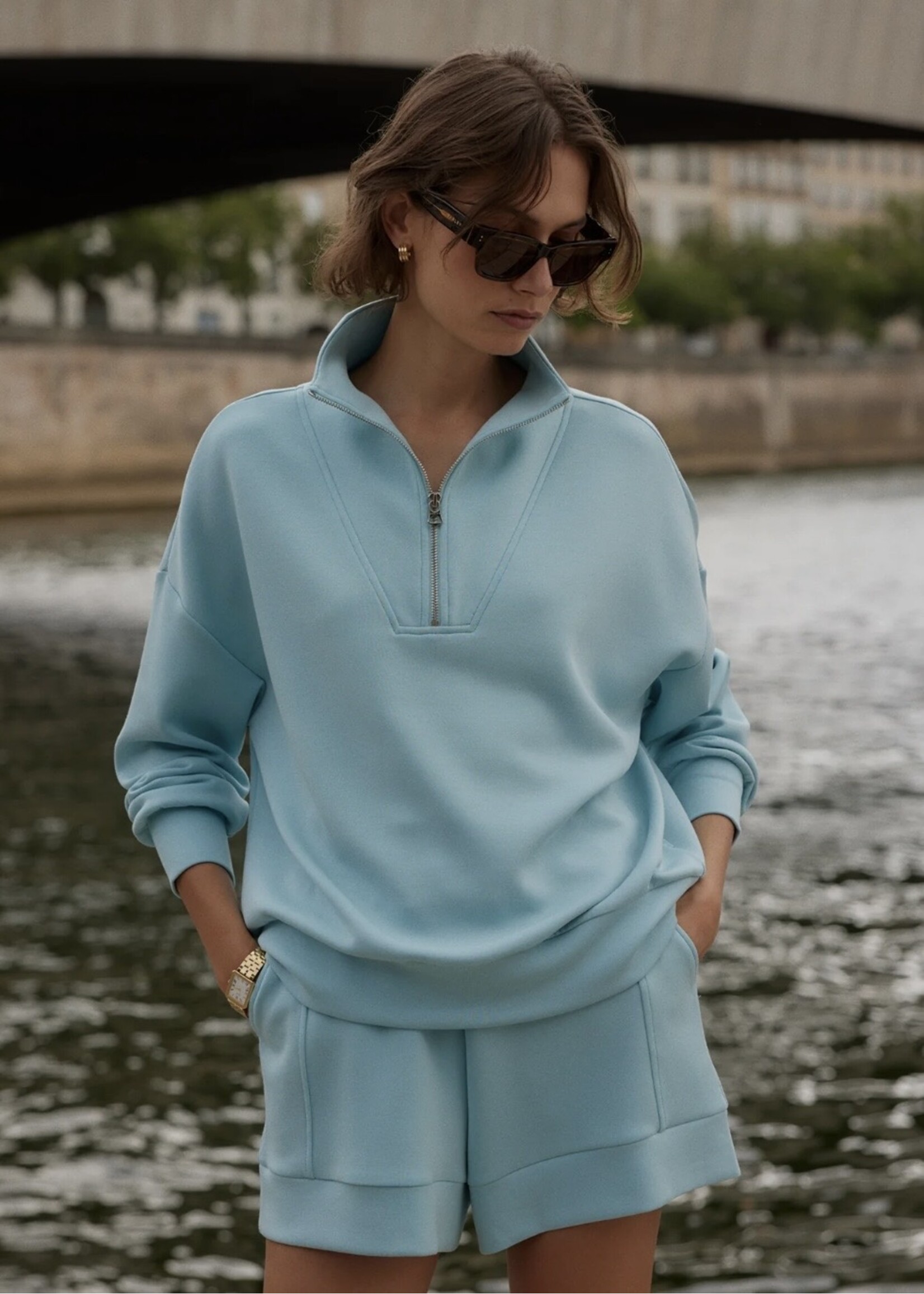 Varley Varley - Hawley Half Zip Sweat