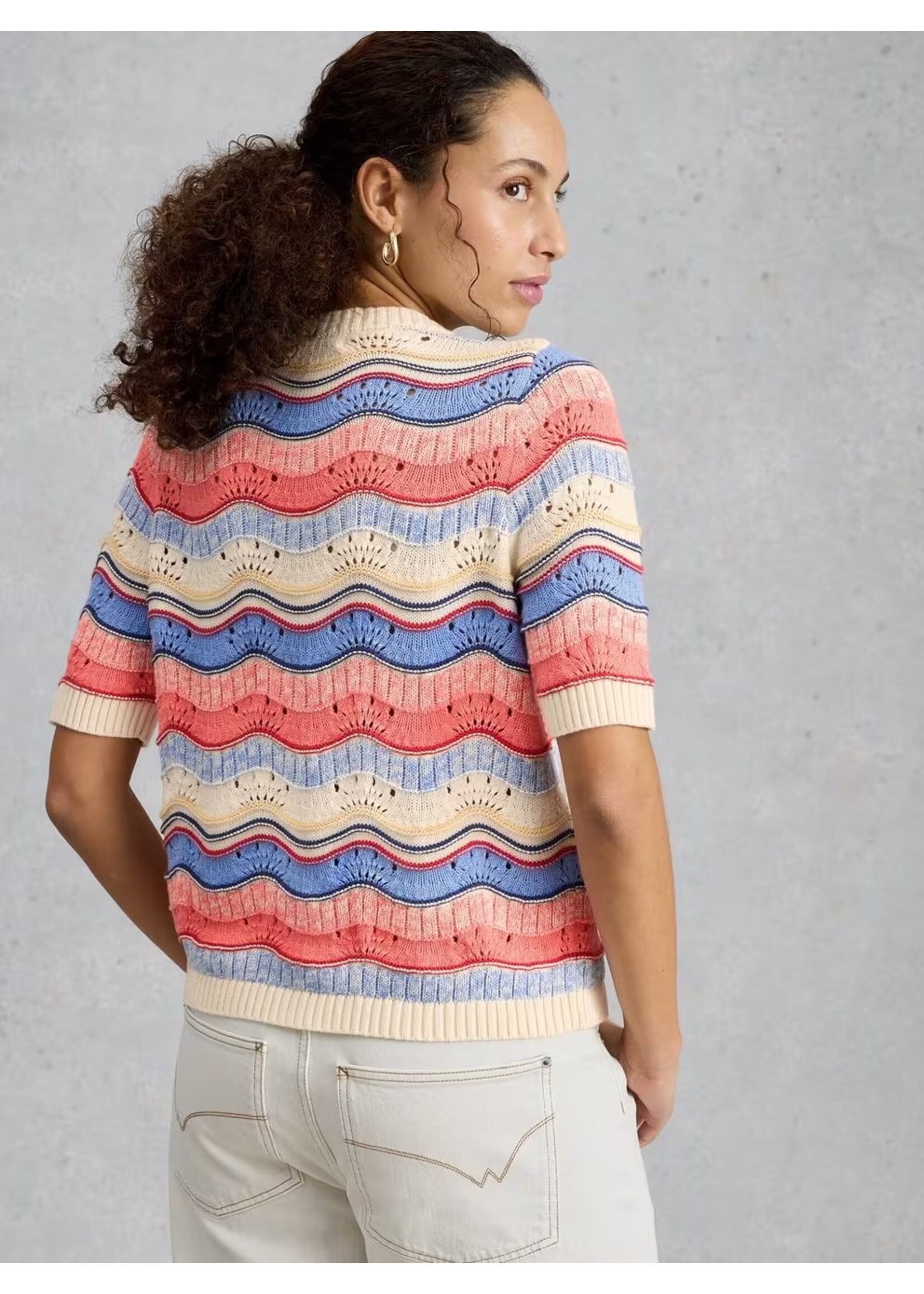 White Stuff Femme White Stuff - Isabella Wavy Cardi