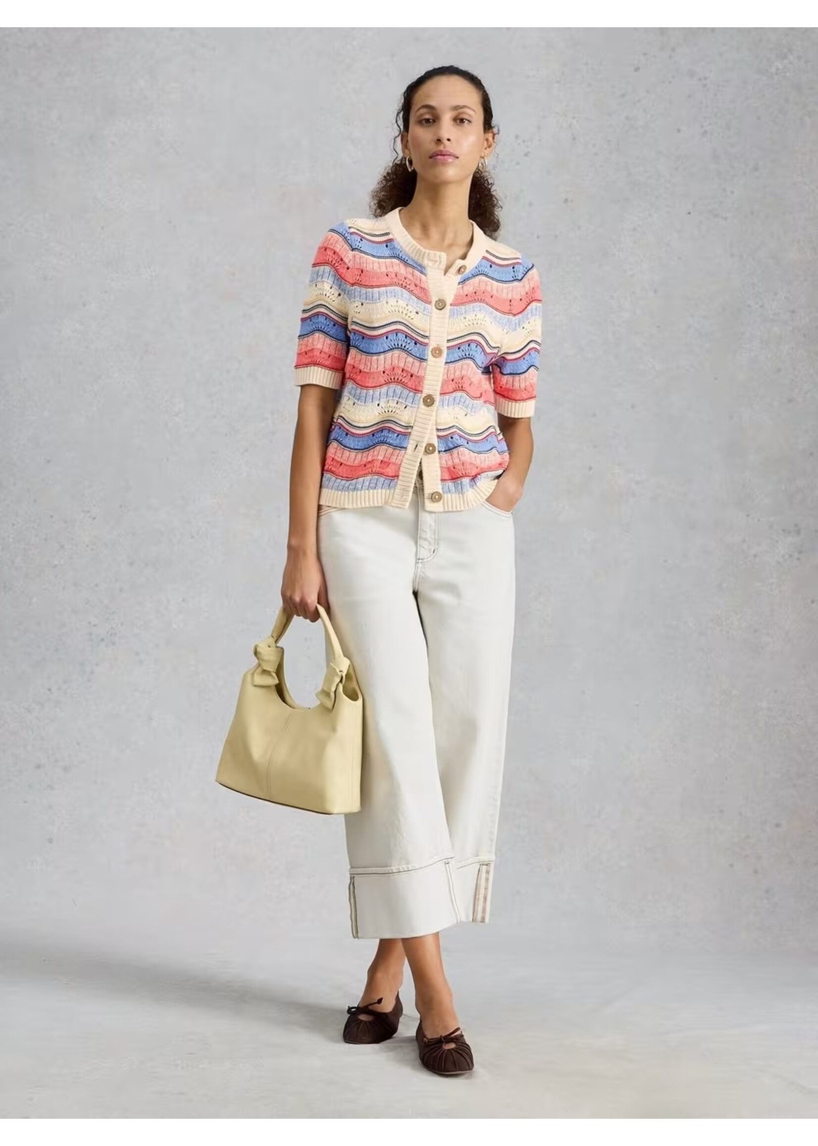 White Stuff Femme White Stuff - Isabella Wavy Cardi