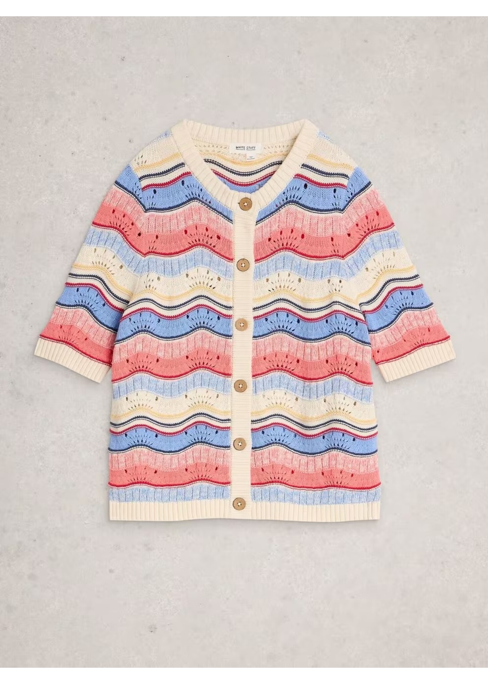 White Stuff Femme White Stuff - Isabella Wavy Cardi