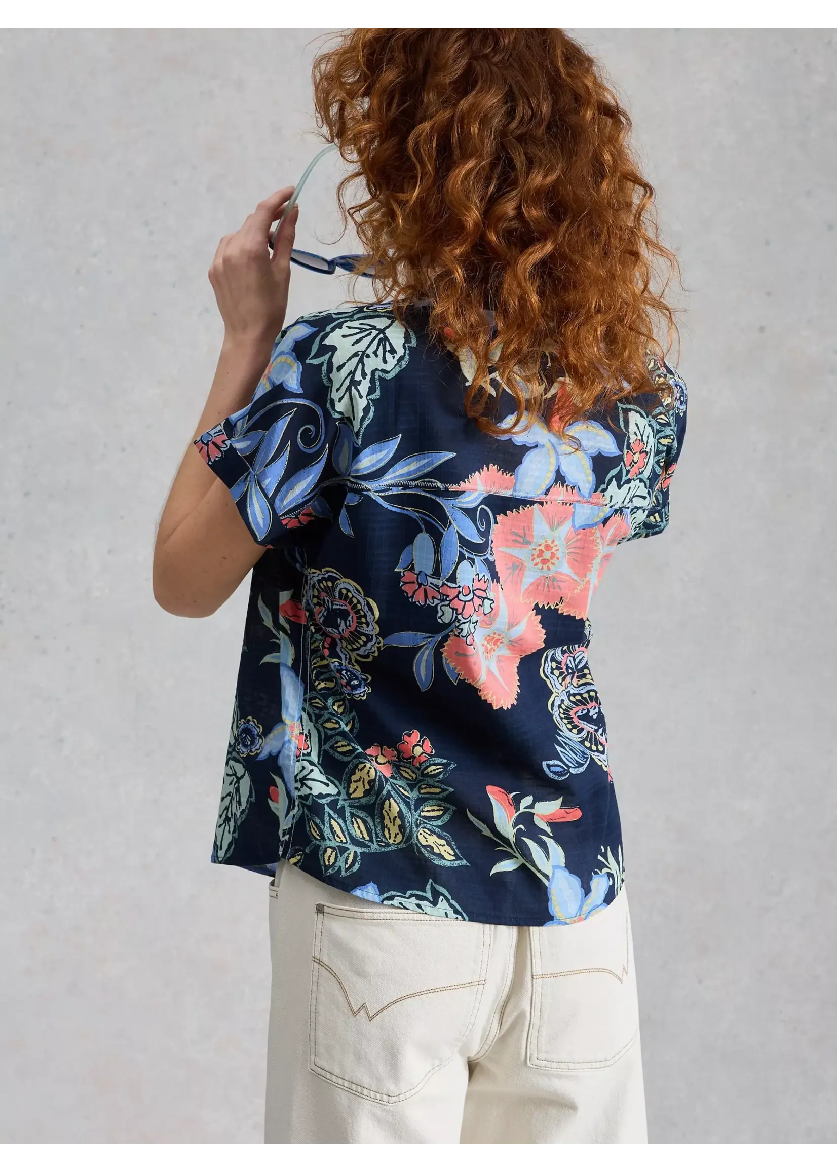 White Stuff Femme White Stuff - Orla Button Through Shirt