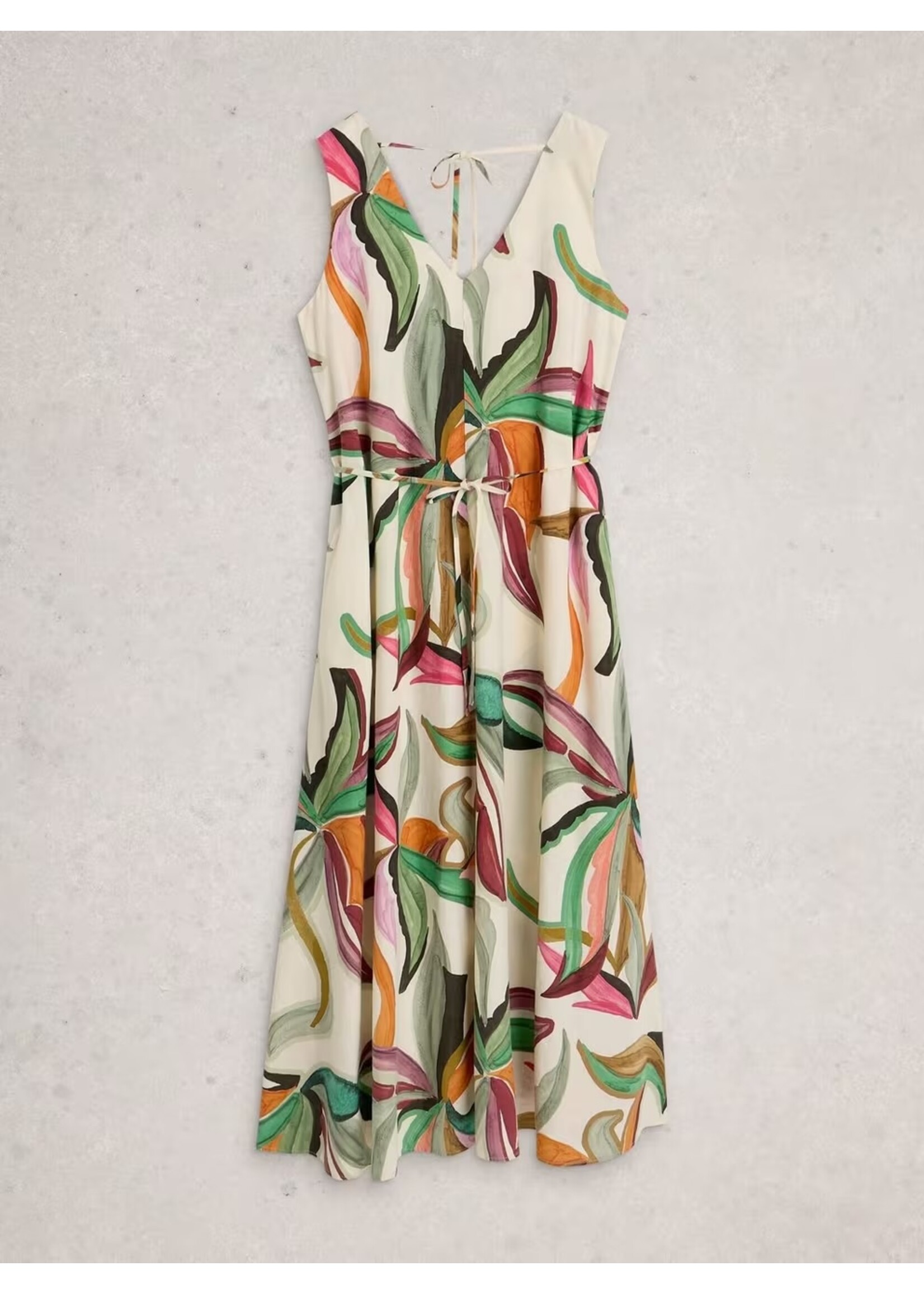 White Stuff Femme White Stuff - Poppy Linen Blend Maxi Dress