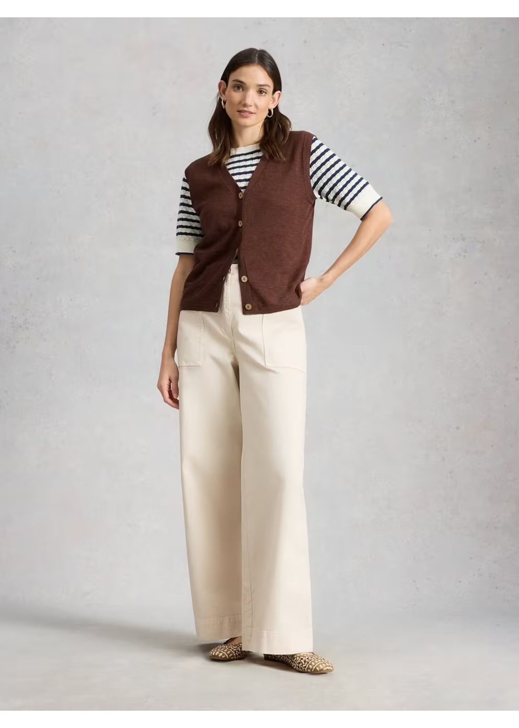 White Stuff Femme White Stuff - Nova Linen Blend Tank