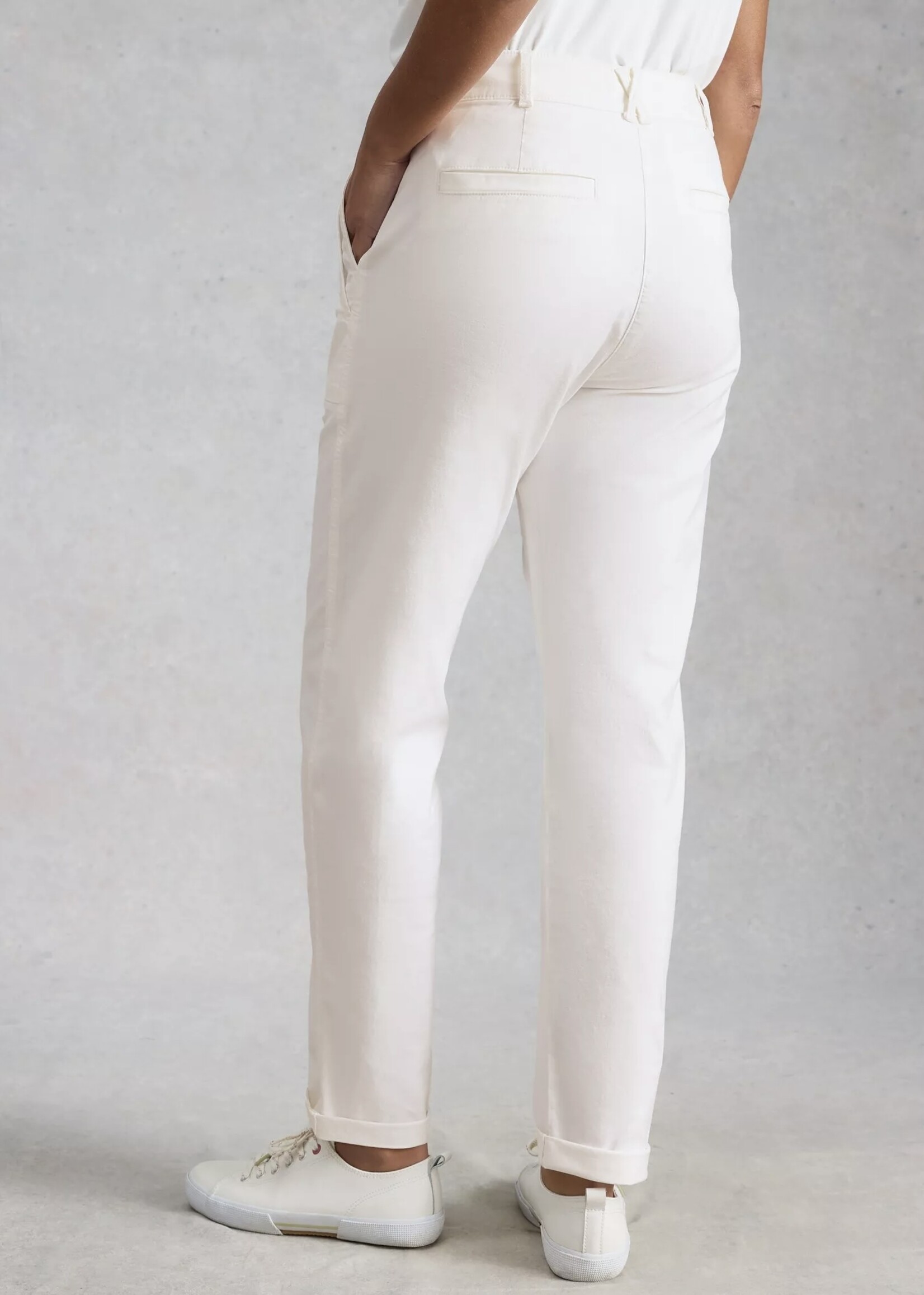 White Stuff Femme White Stuff - Twister Chino Trouser Ankle Length