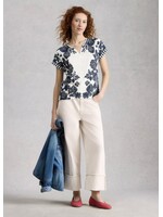 White Stuff Femme White Stuff - Nelly Notch Neck Tee