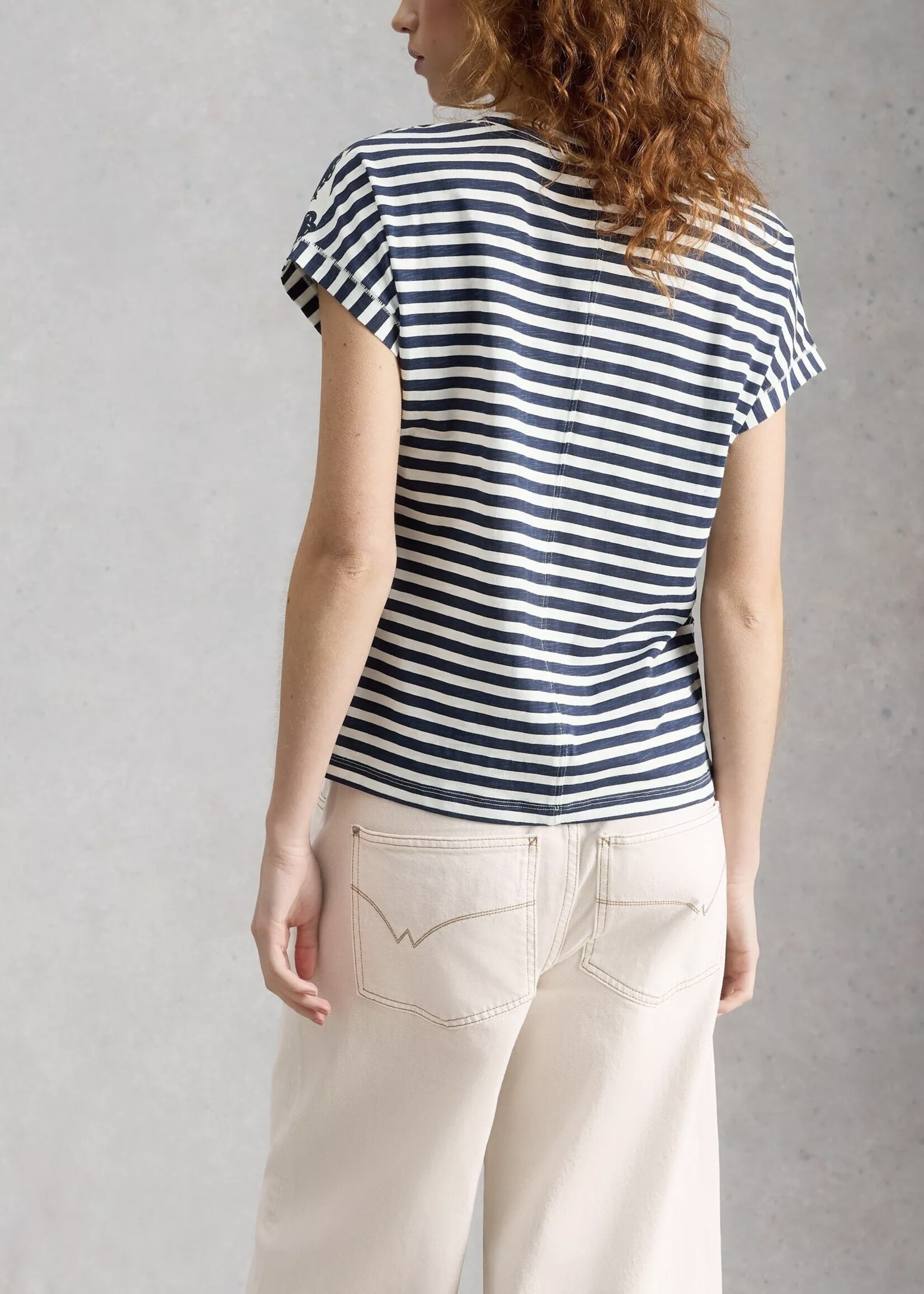 White Stuff Femme White Stuff - Nelly Notch Neck Tee