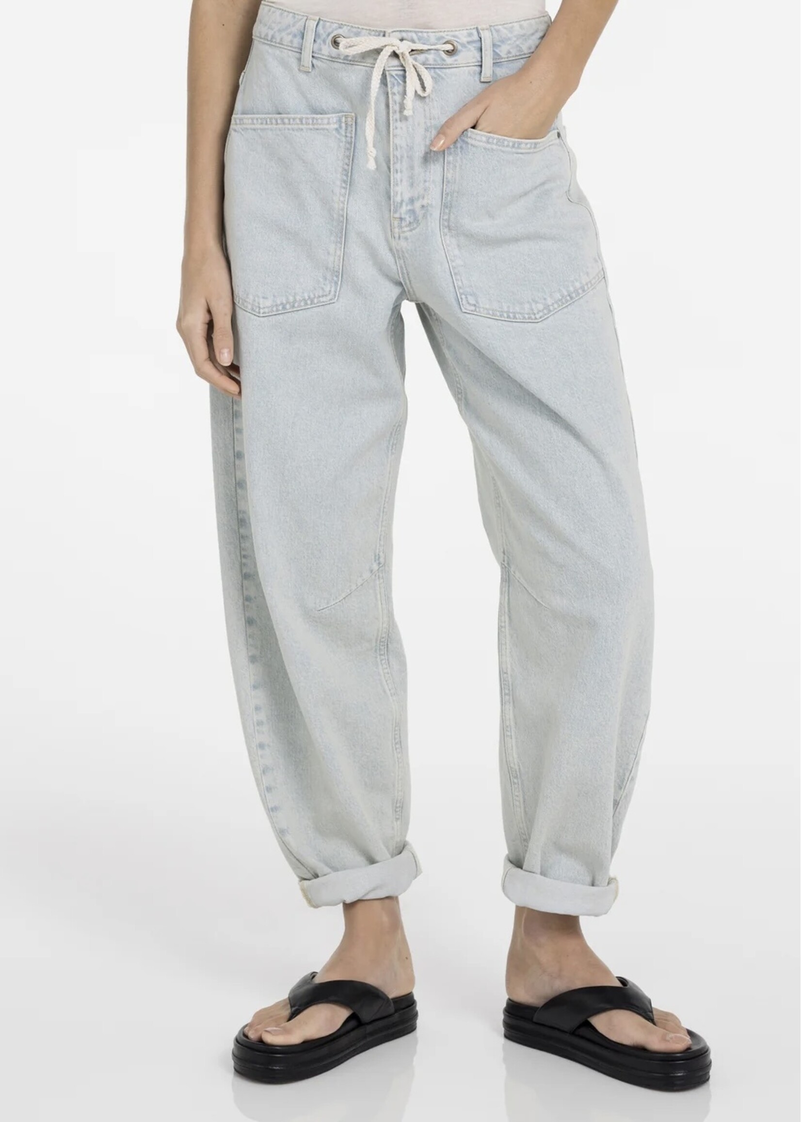 YAYA Yaya - Colored worker denim with cord