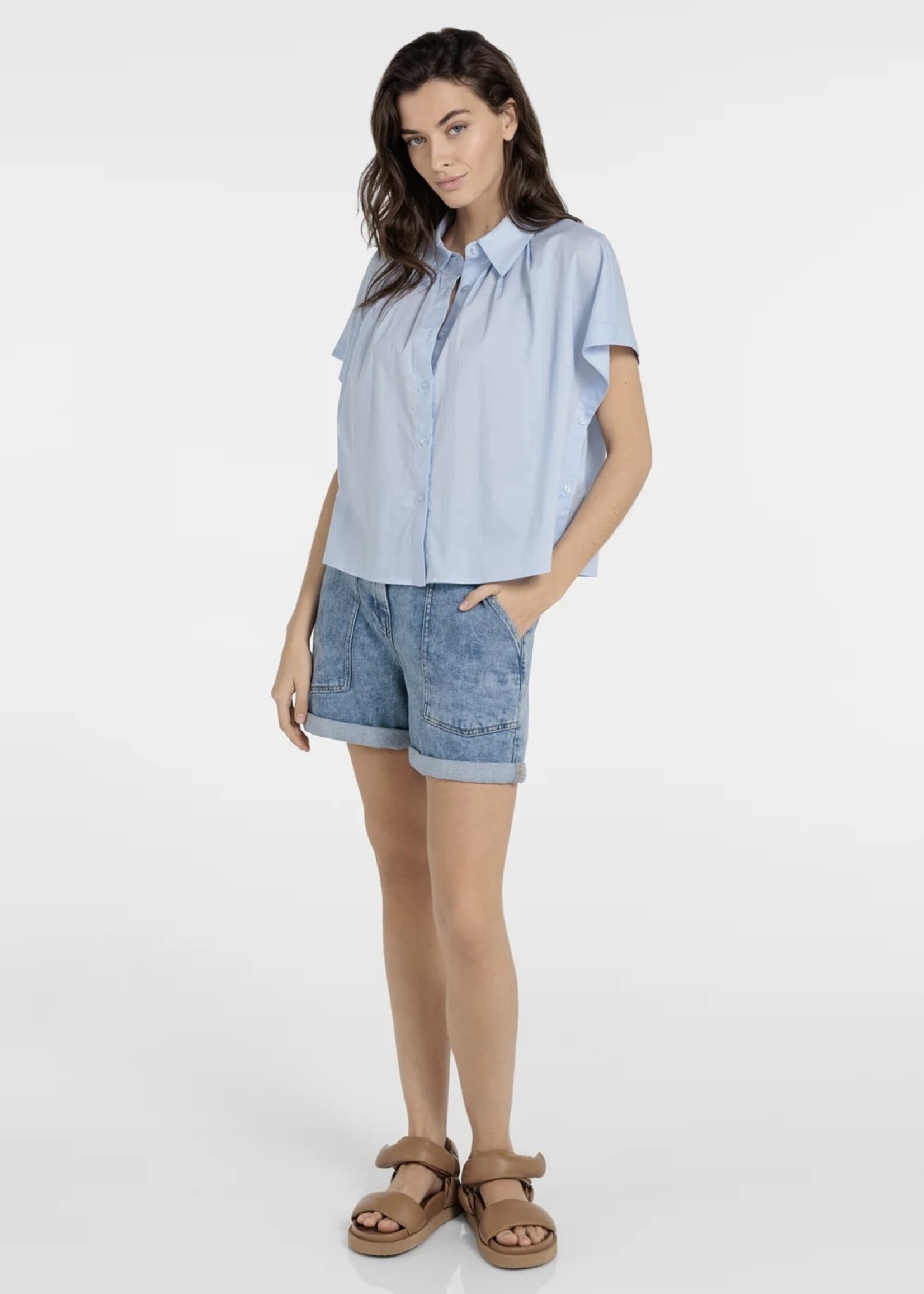 YAYA Yaya - loose fit worker shorts