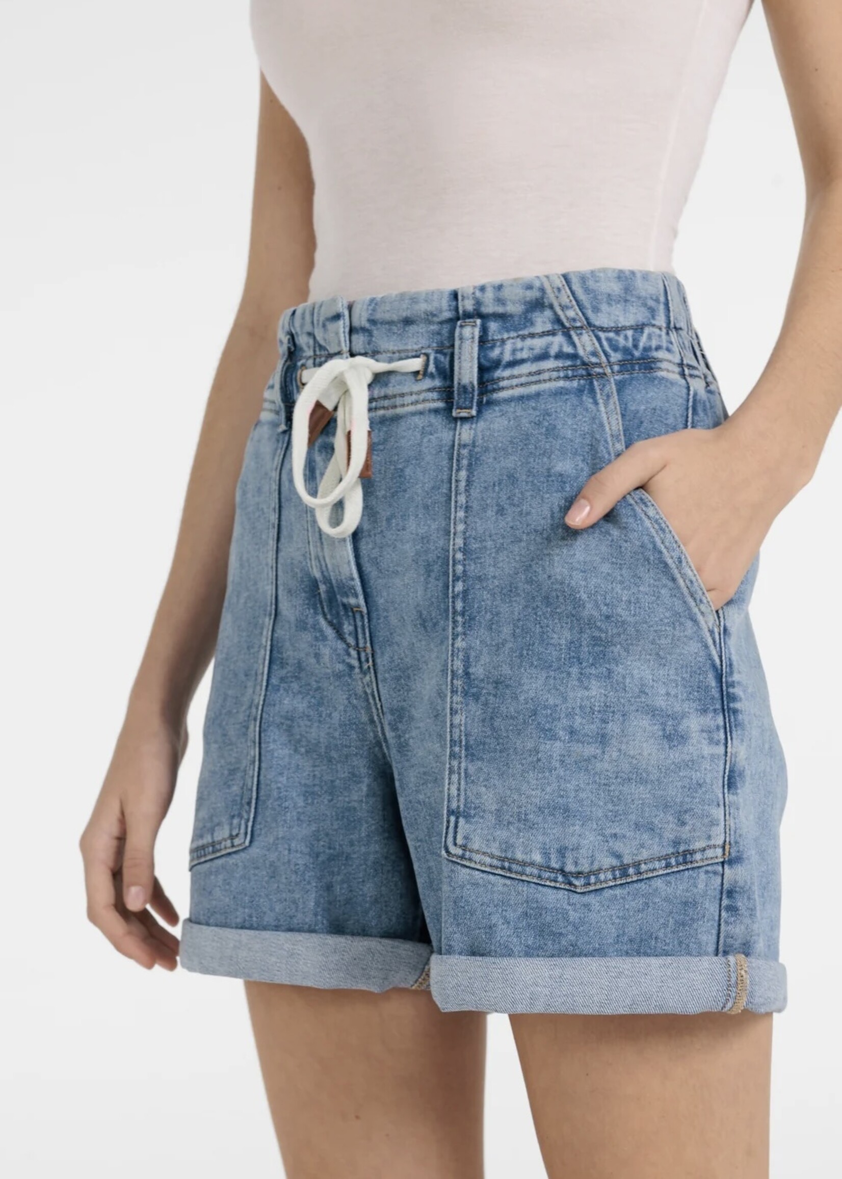 YAYA Yaya - loose fit worker shorts