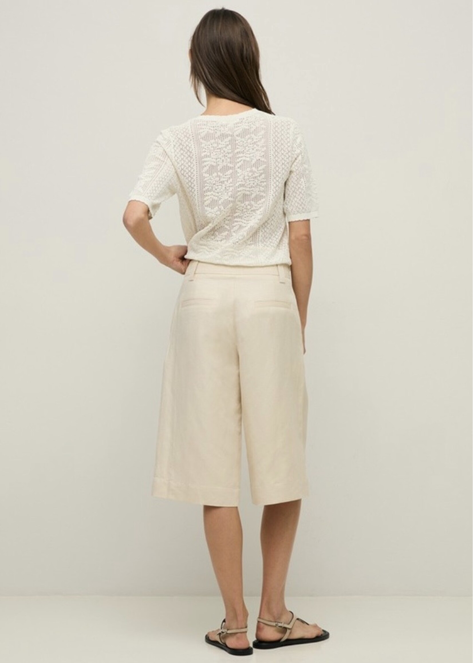 Yerse Yerse - Linen Blend Bermuda Shorts