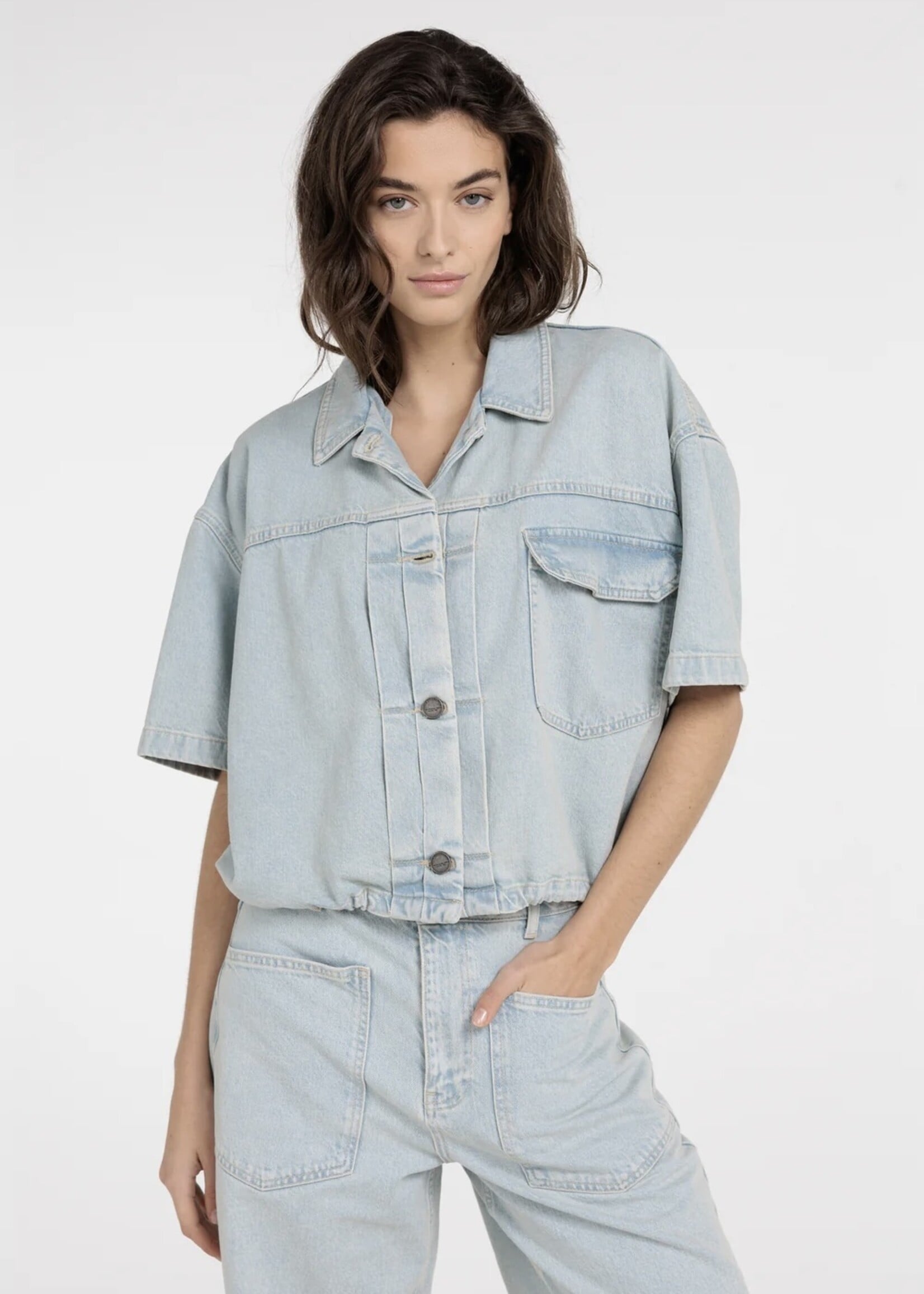 YAYA Yaya - Colored Worker Denim Jacket