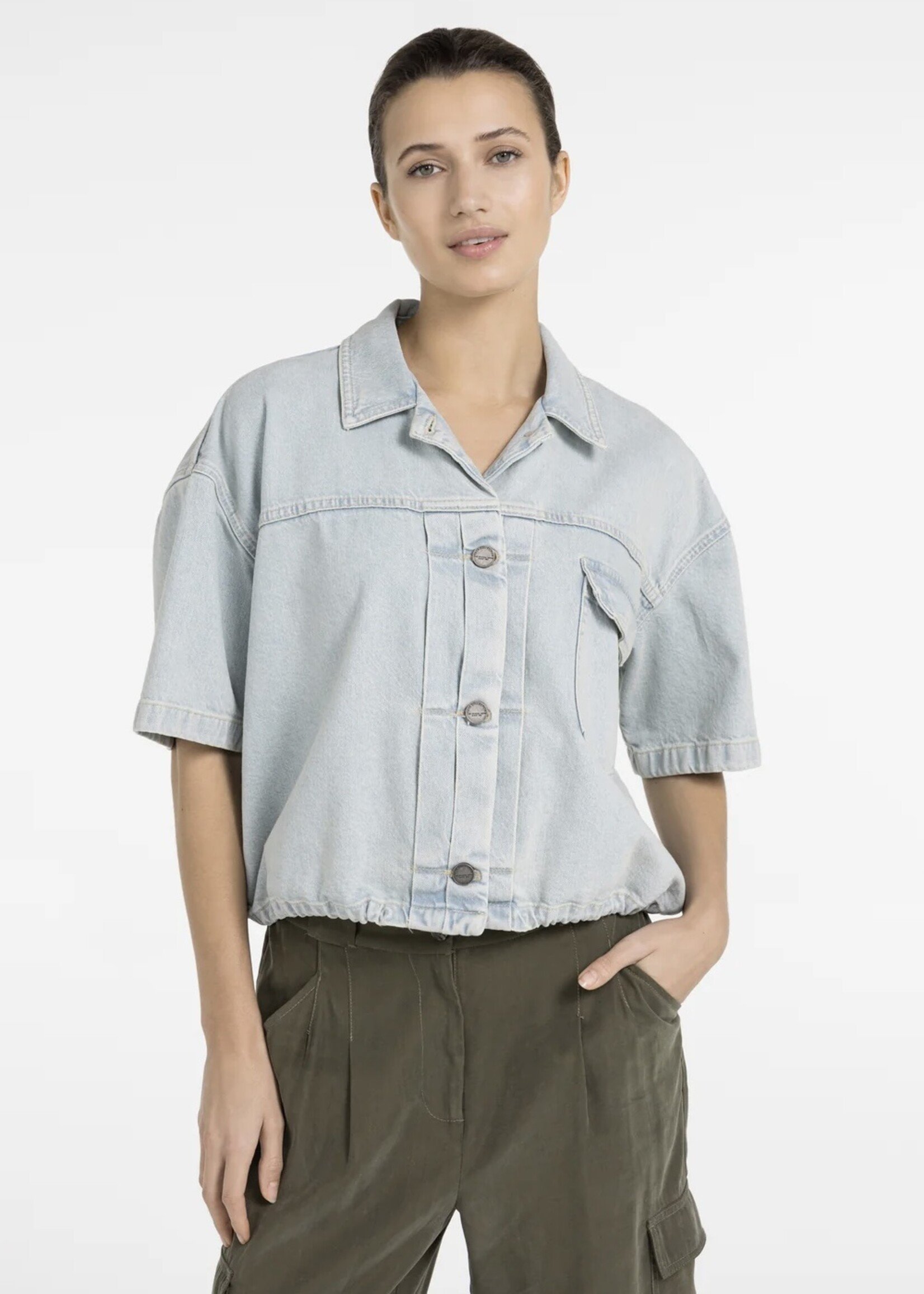 YAYA Yaya - Colored Worker Denim Jacket