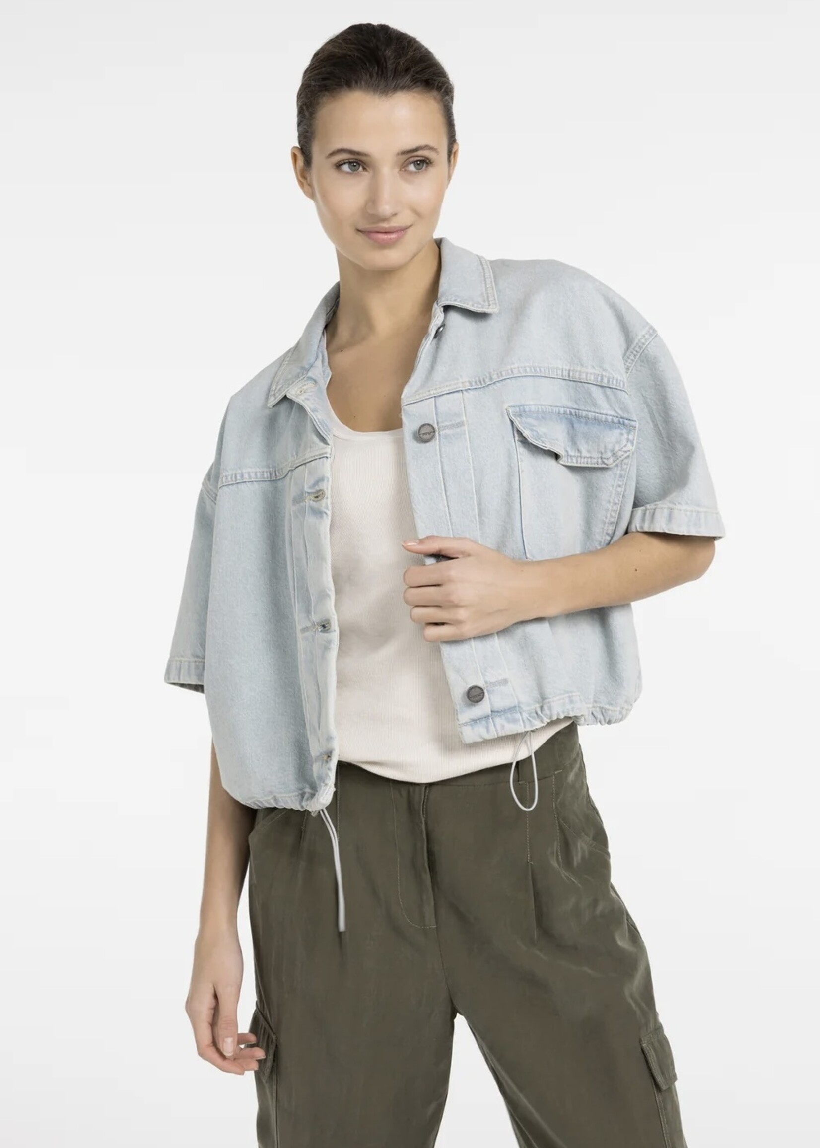 YAYA Yaya - Colored Worker Denim Jacket