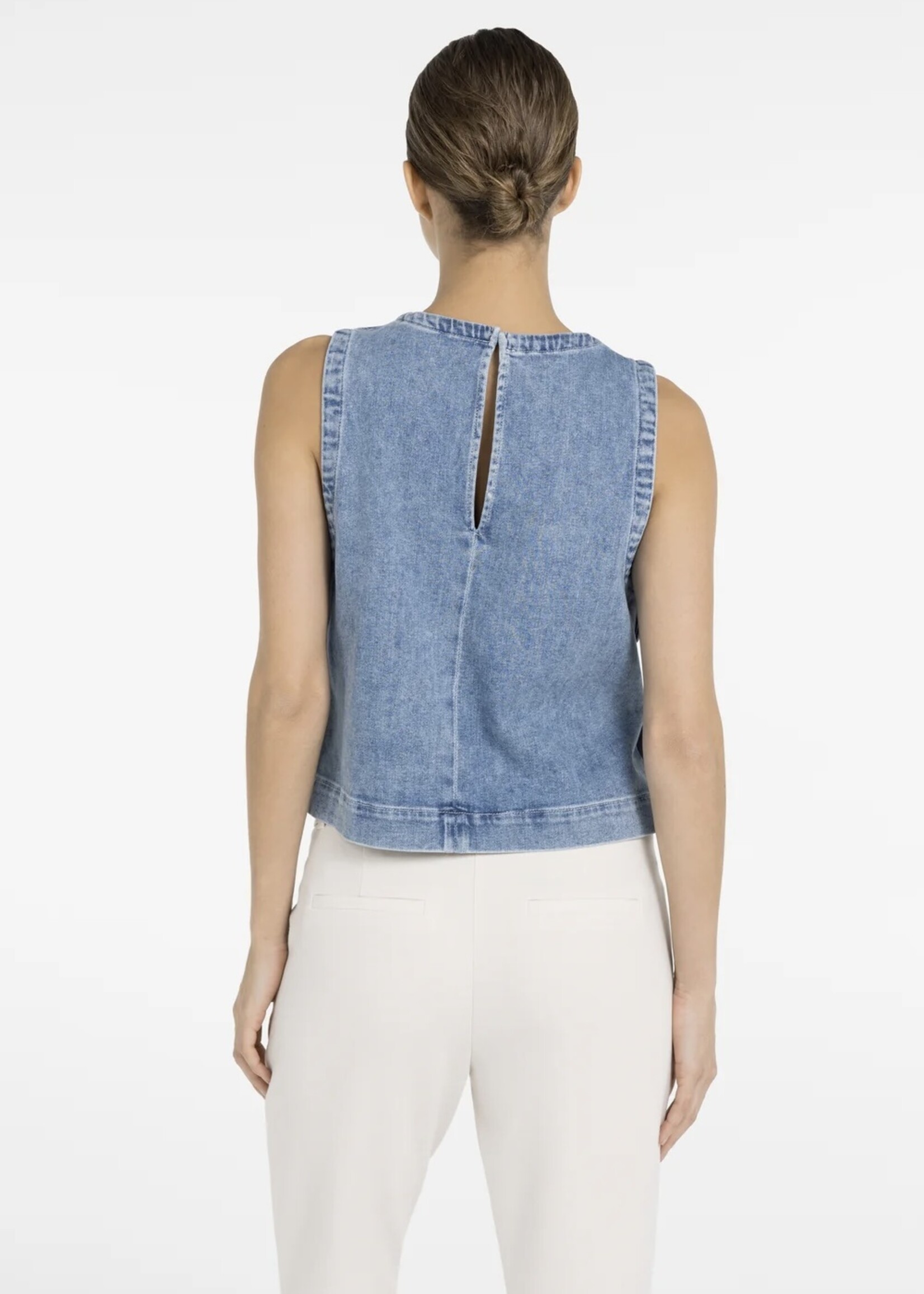 YAYA Yaya - Sleeveless Denim Top