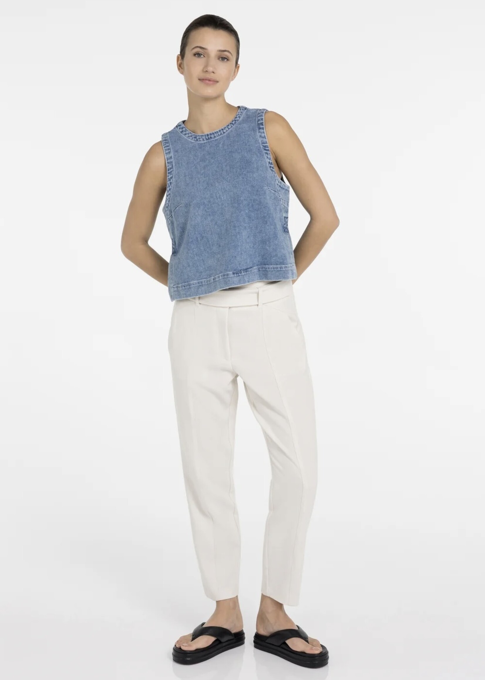 YAYA Yaya - Sleeveless Denim Top