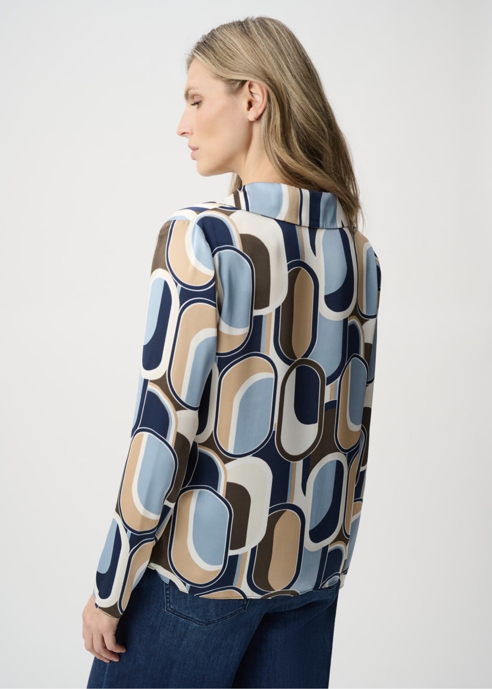 Joseph Ribkoff Joseph Ribkoff - 263071 Satin Geometric Blouse