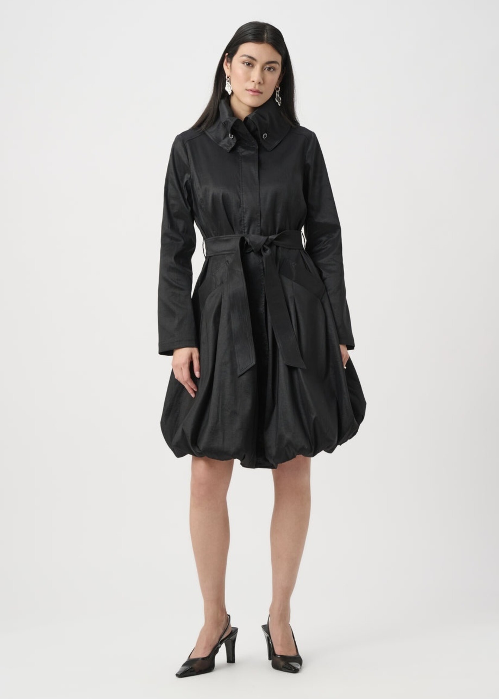 Joseph Ribkoff Joseph Ribkoff - Belted Fit & Flare Balloon Coat Style 263911