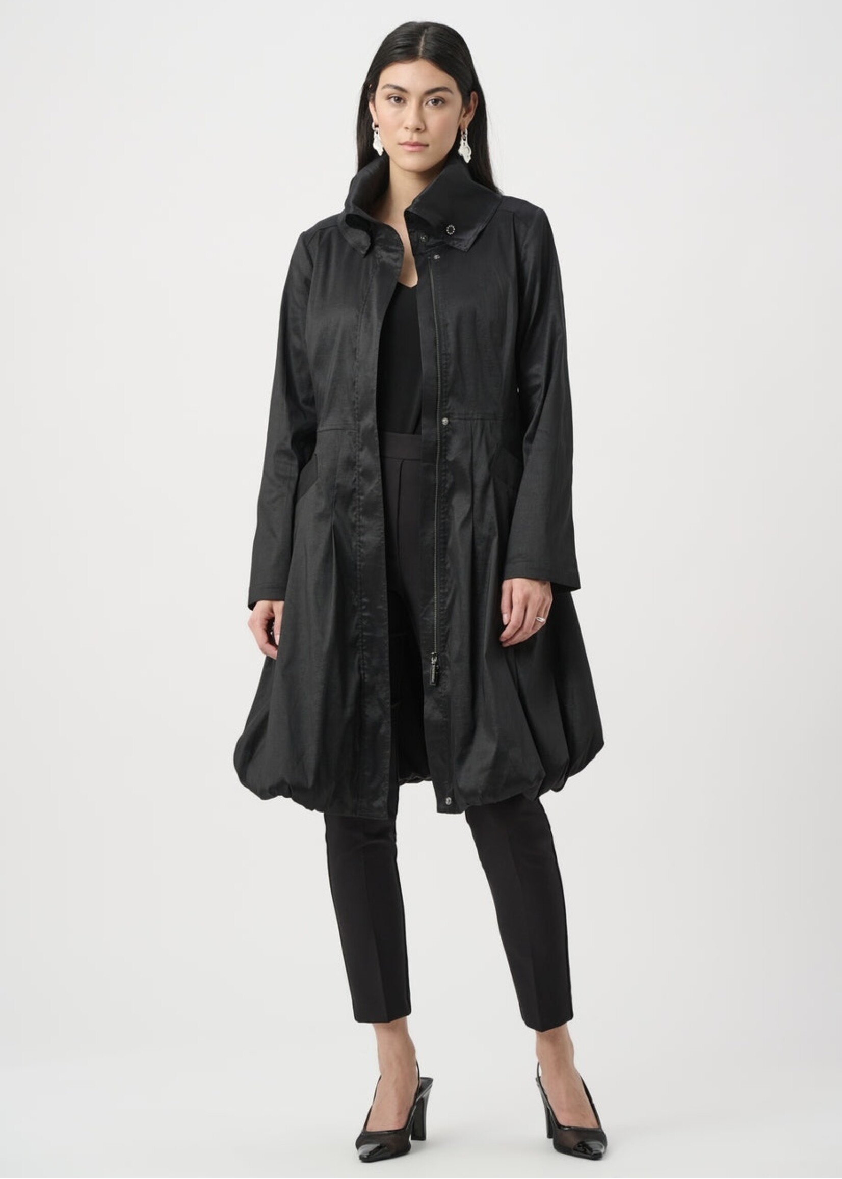 Joseph Ribkoff Joseph Ribkoff - Belted Fit & Flare Balloon Coat Style 263911