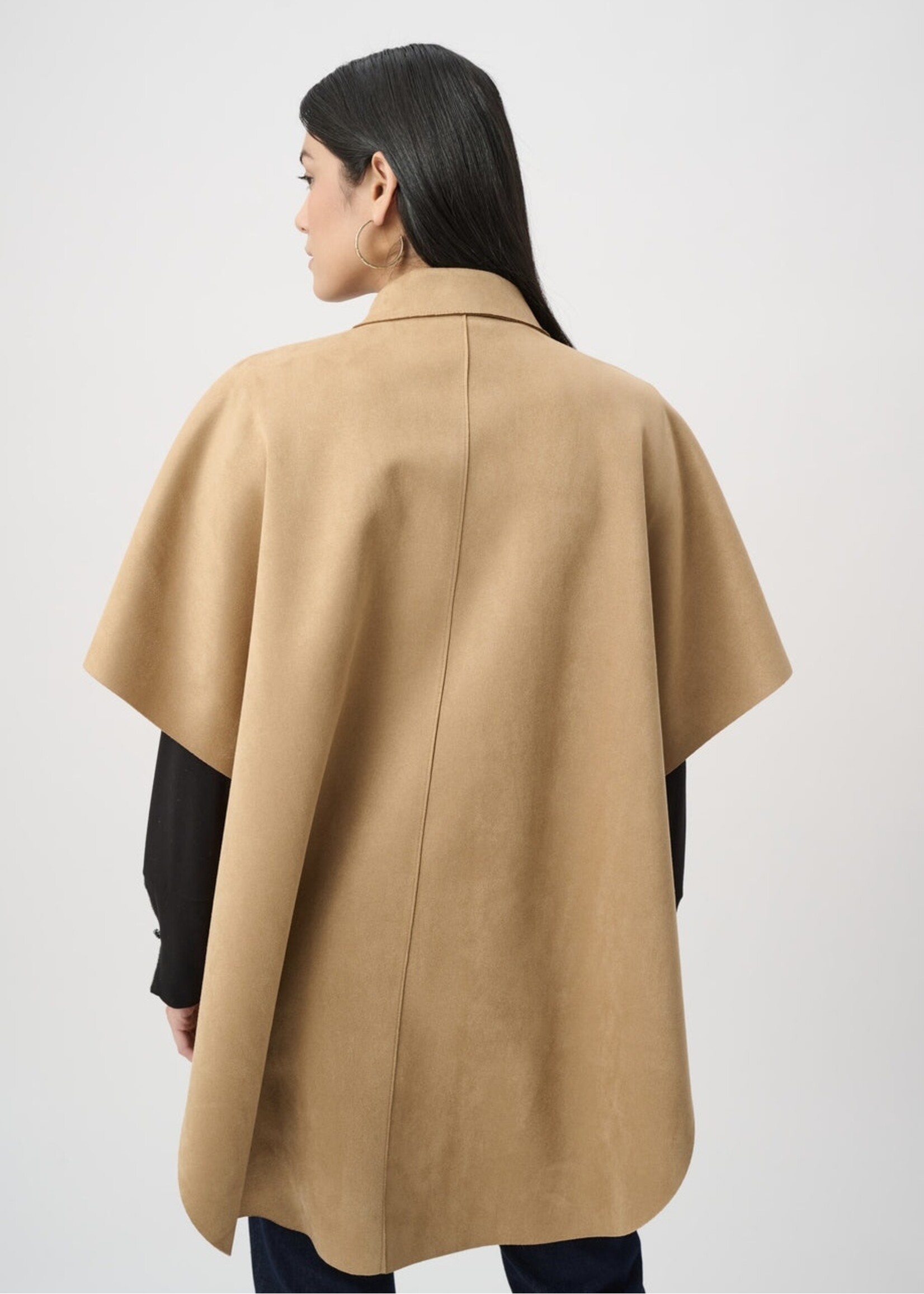 Joseph Ribkoff Joseph Ribkoff - Scuba Suede Poncho Jacket Style 263037