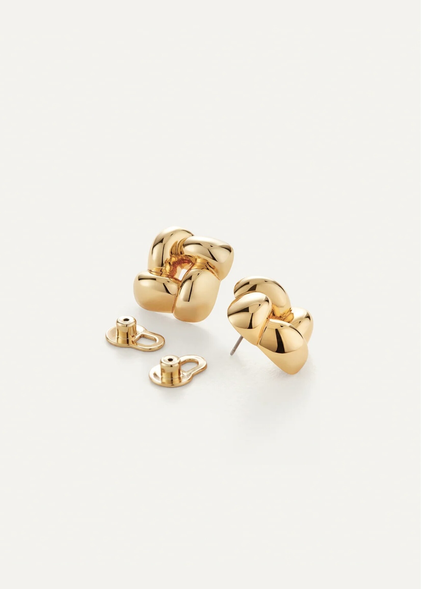 Jenny Bird Jenny Bird - Small Woven Square Earrings