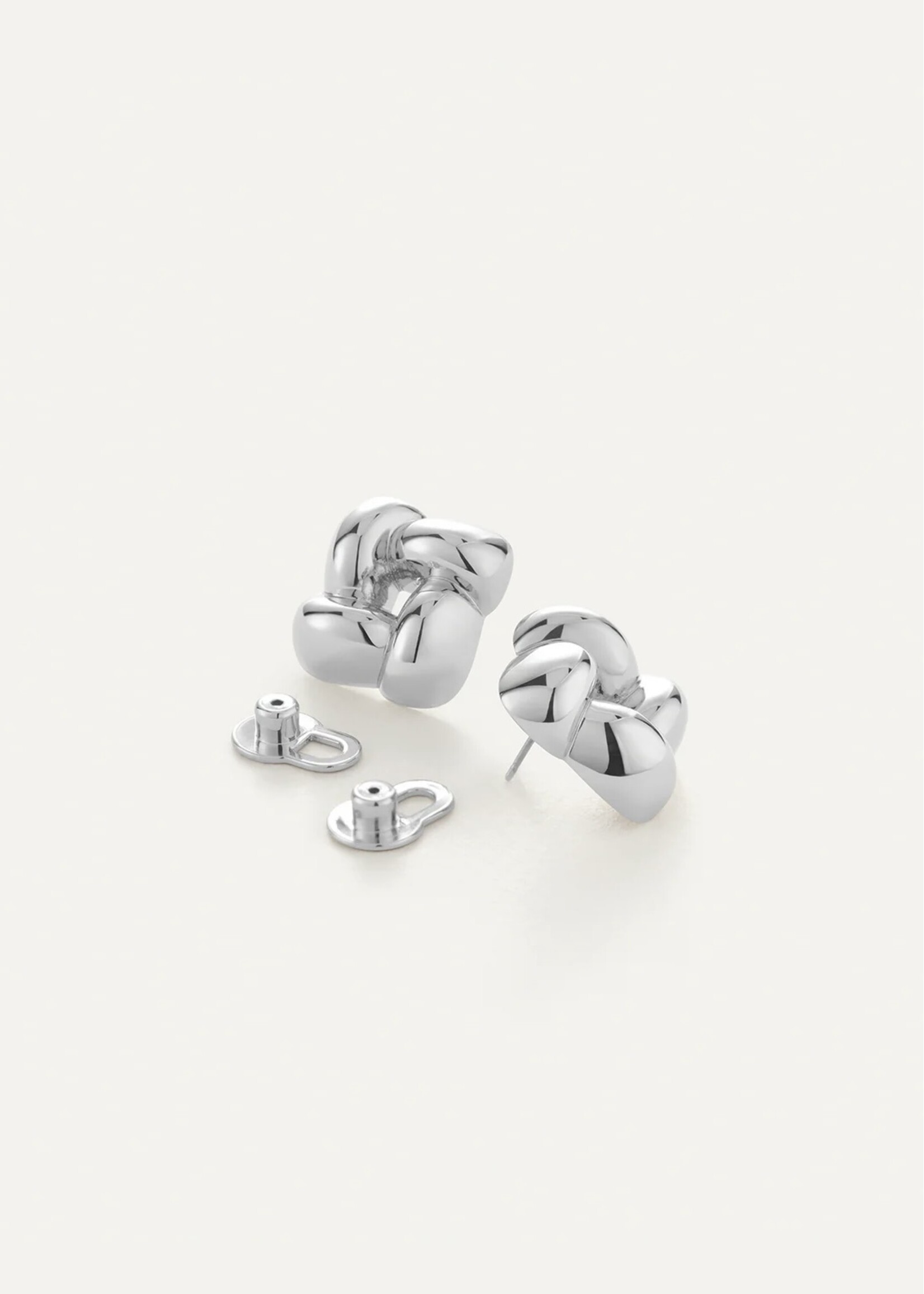 Jenny Bird Jenny Bird - Small Woven Square Earrings