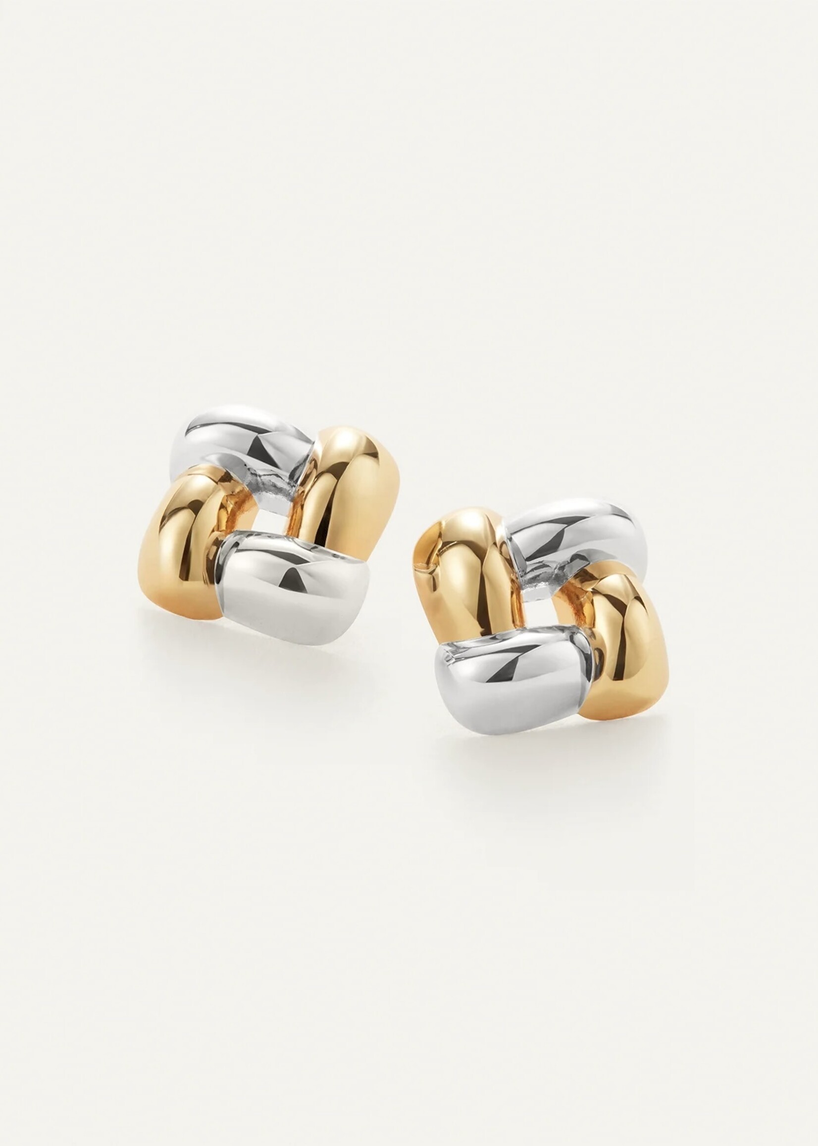 Jenny Bird Jenny Bird - Medium Woven Square Earrings
