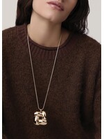Jenny Bird Jenny Bird - Woven Square Pendant Necklace