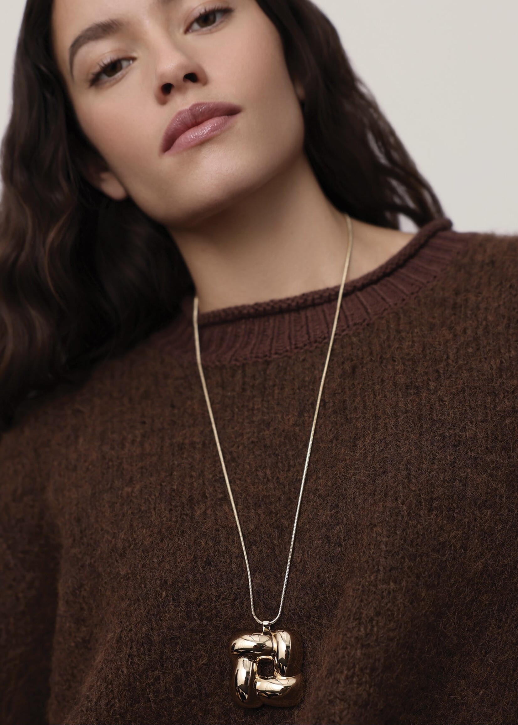 Jenny Bird Jenny Bird - Woven Square Pendant Necklace