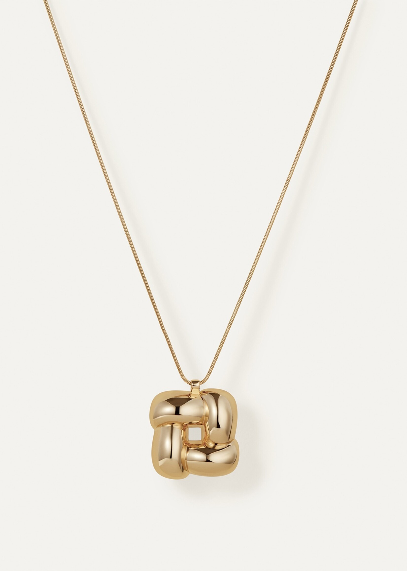 Jenny Bird Jenny Bird - Woven Square Pendant Necklace