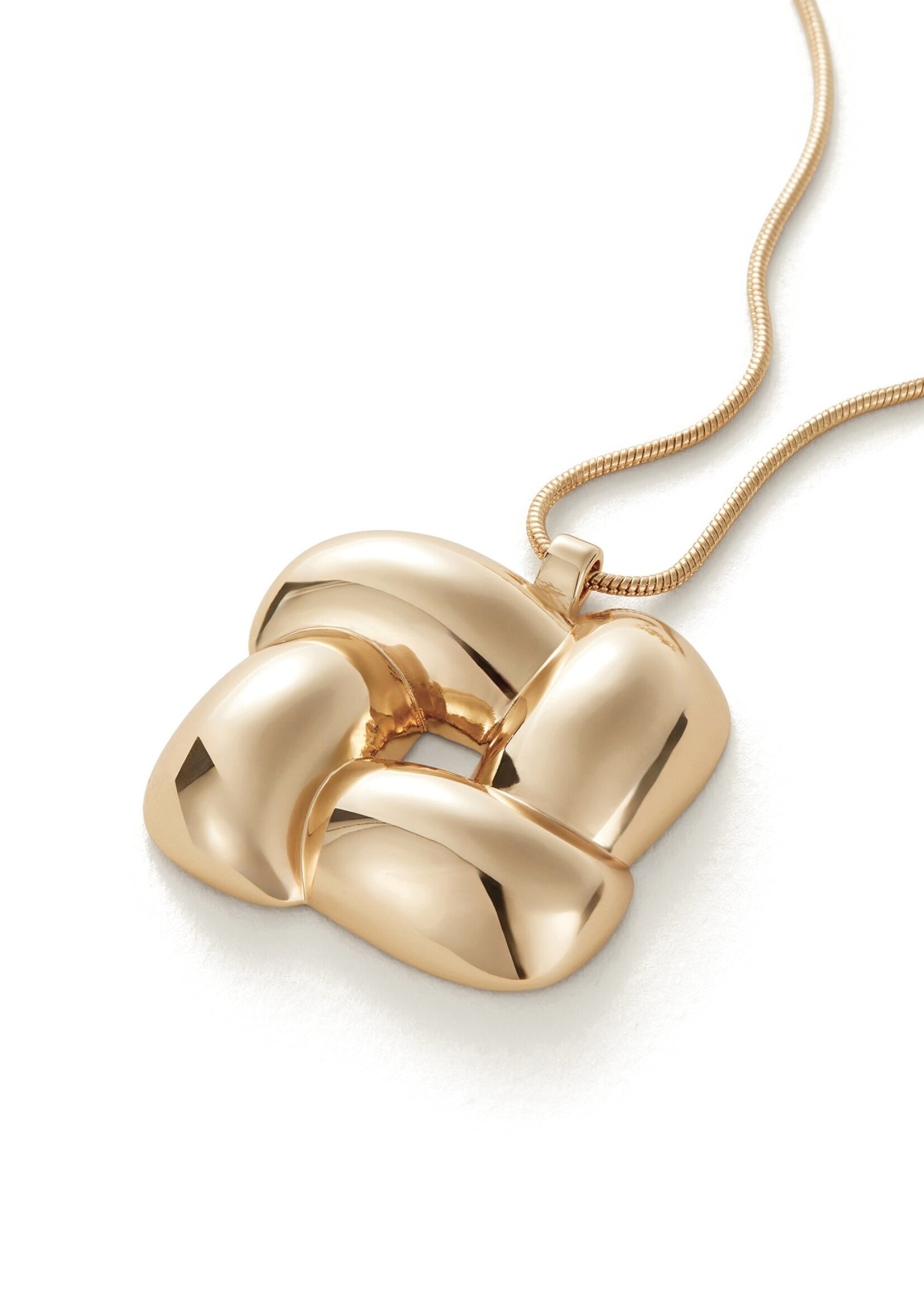 Jenny Bird Jenny Bird - Woven Square Pendant Necklace
