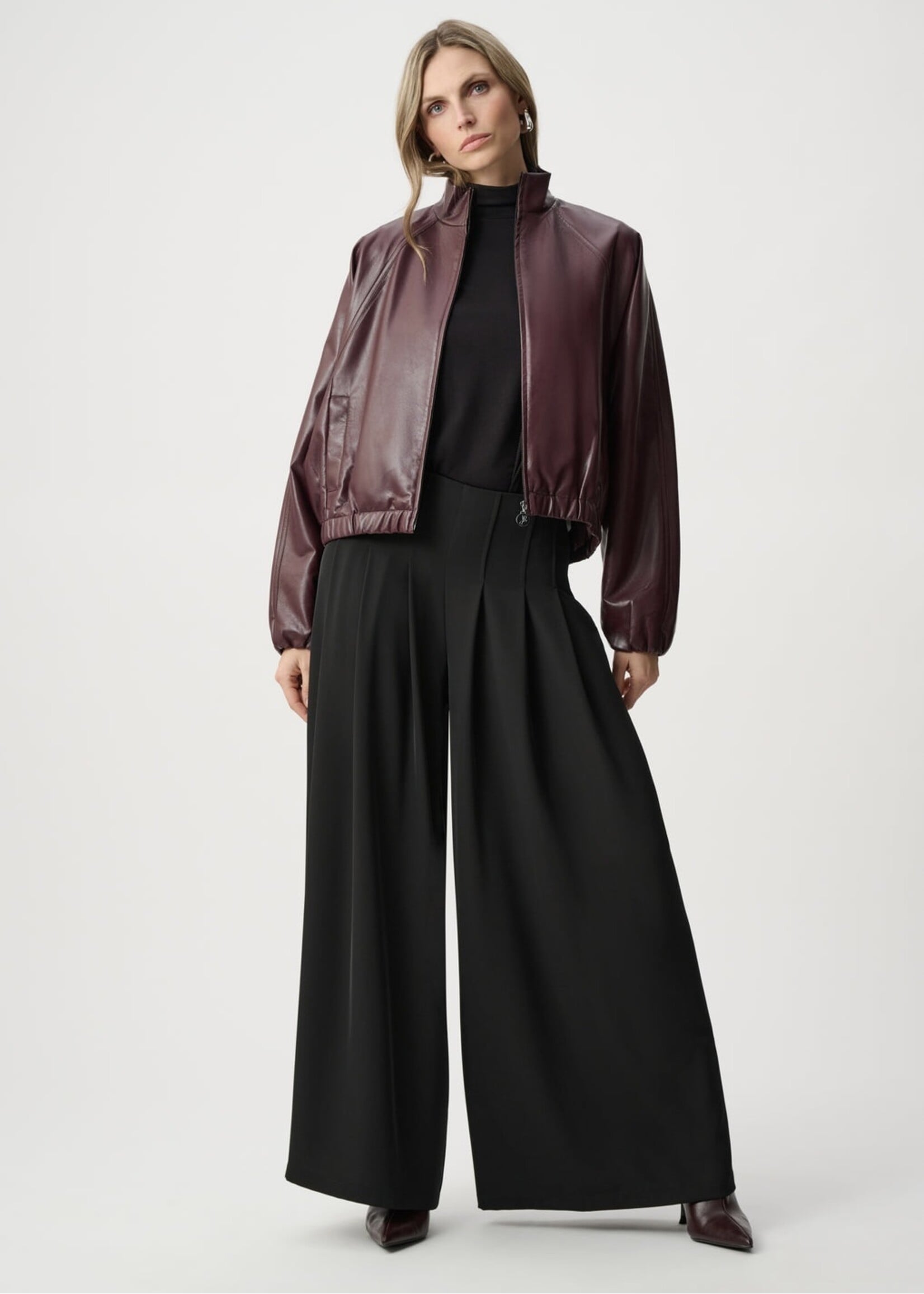 Joseph Ribkoff Joseph Ribkoff - Mock-Neck Bomber Jacket Style 263971