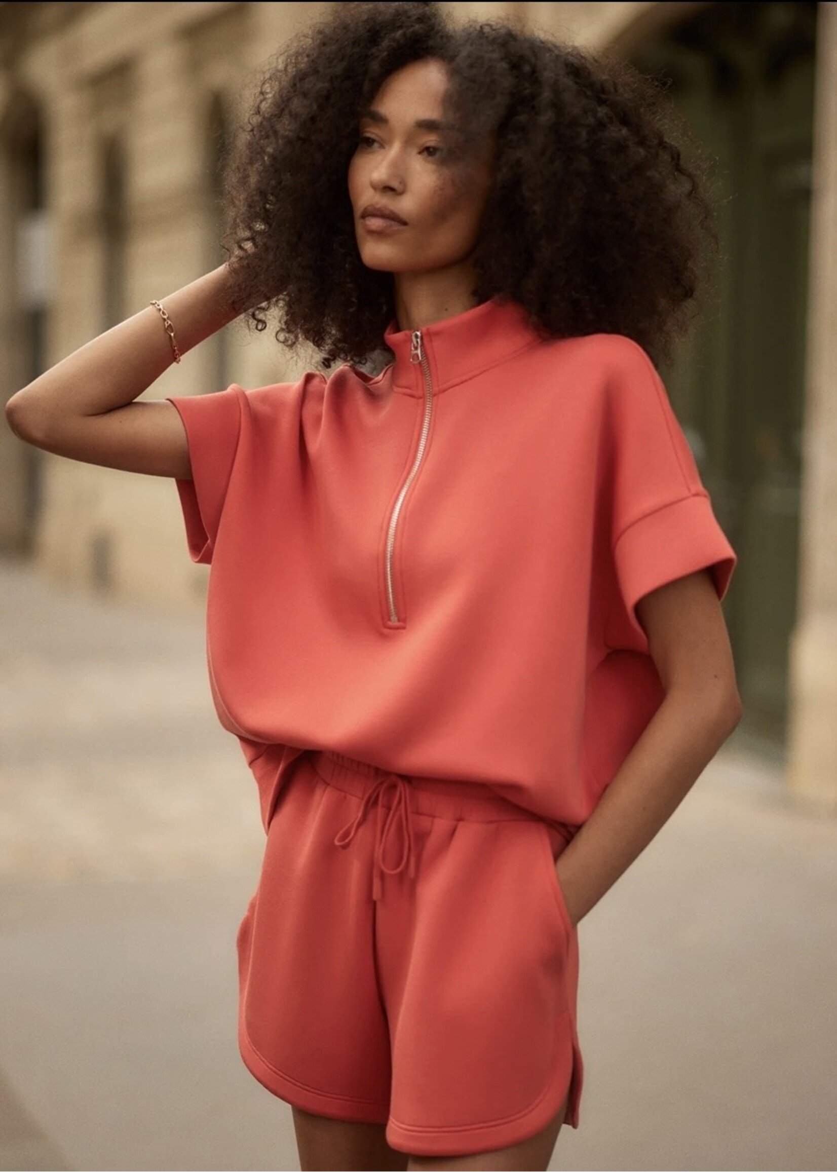 Varley Varley - Ritchie Short Sleeve Sweat