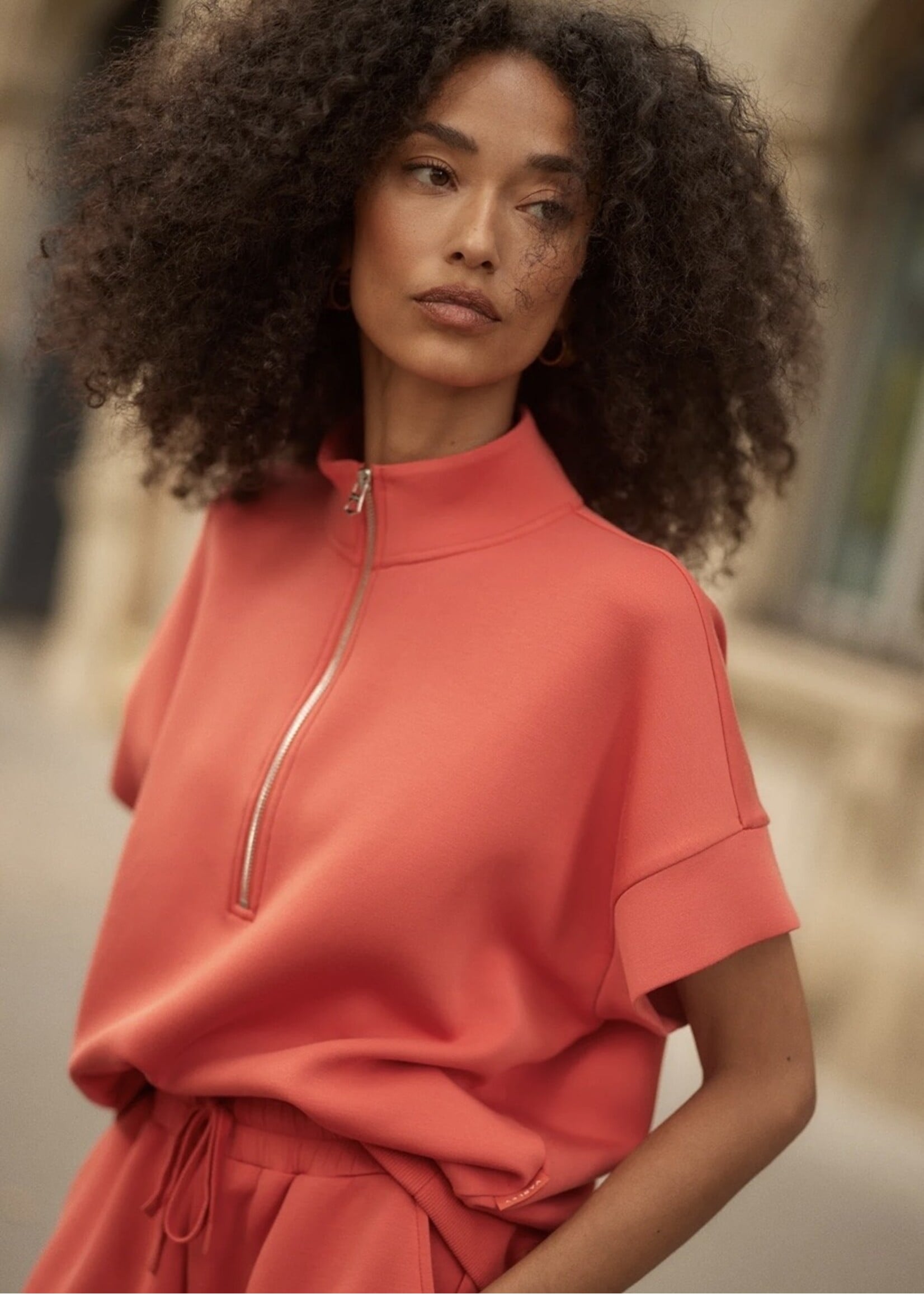Varley Varley - Ritchie Short Sleeve Sweat
