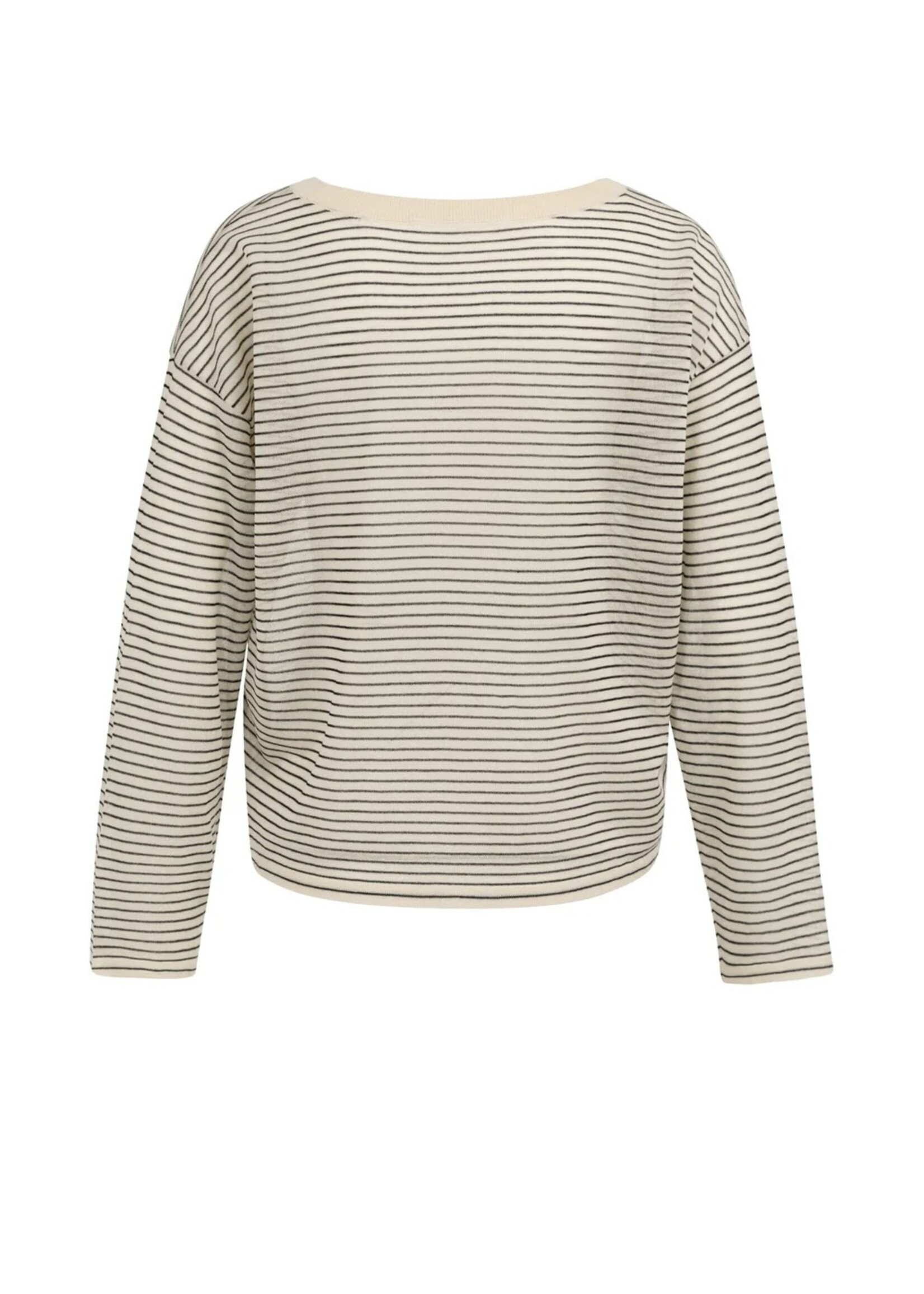 YAYA Yaya - Fine Knitted Stripe Sweater