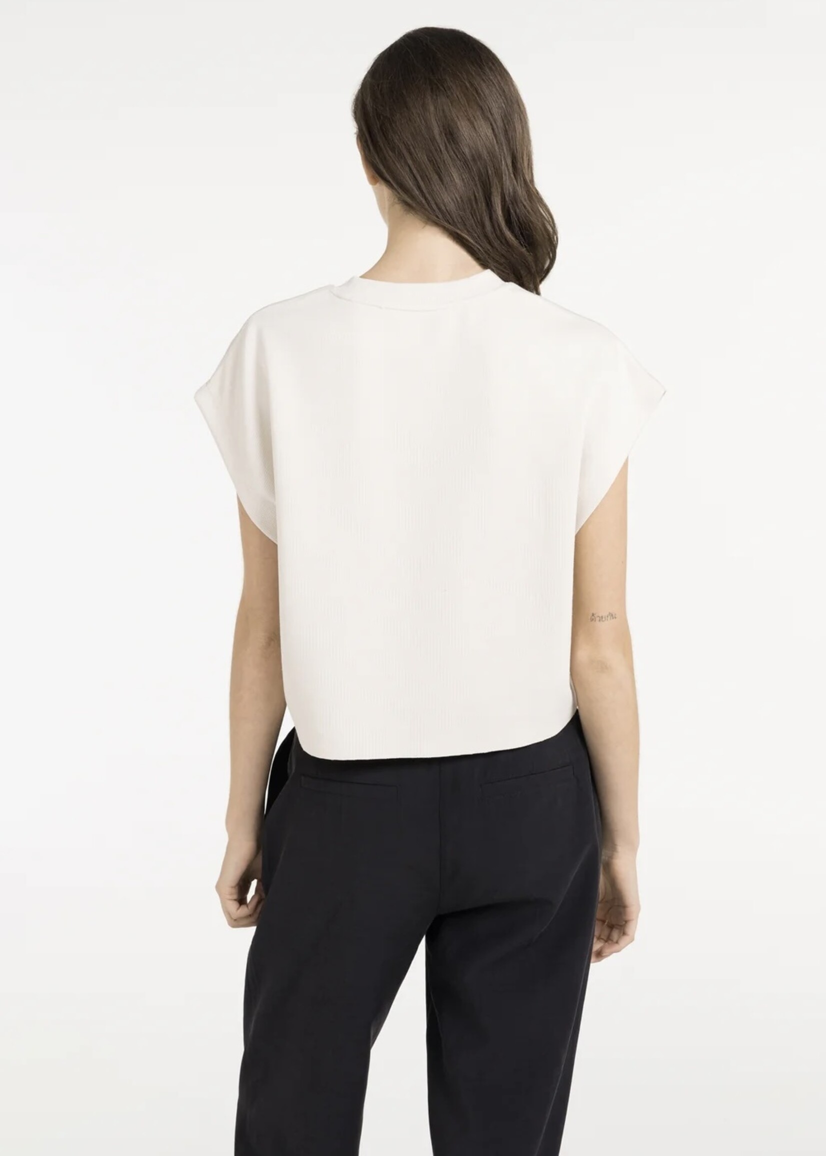 YAYA Yaya - Sleeveless Boxy Sweatshirt