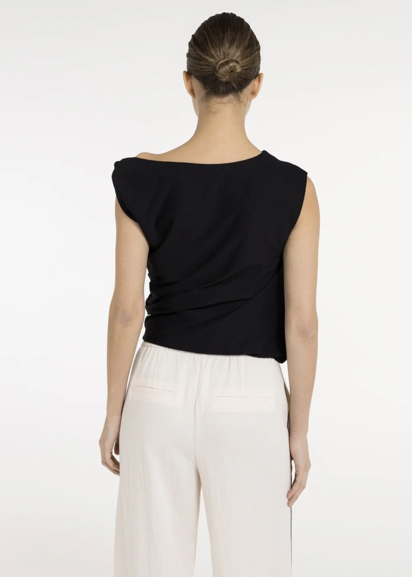 YAYA Yaya - Sleeveless Top with Twisted Shoulder Strap
