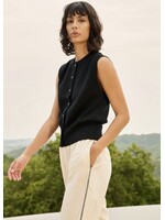 YAYA Yaya - Sleeveless Cardigan with Buttons