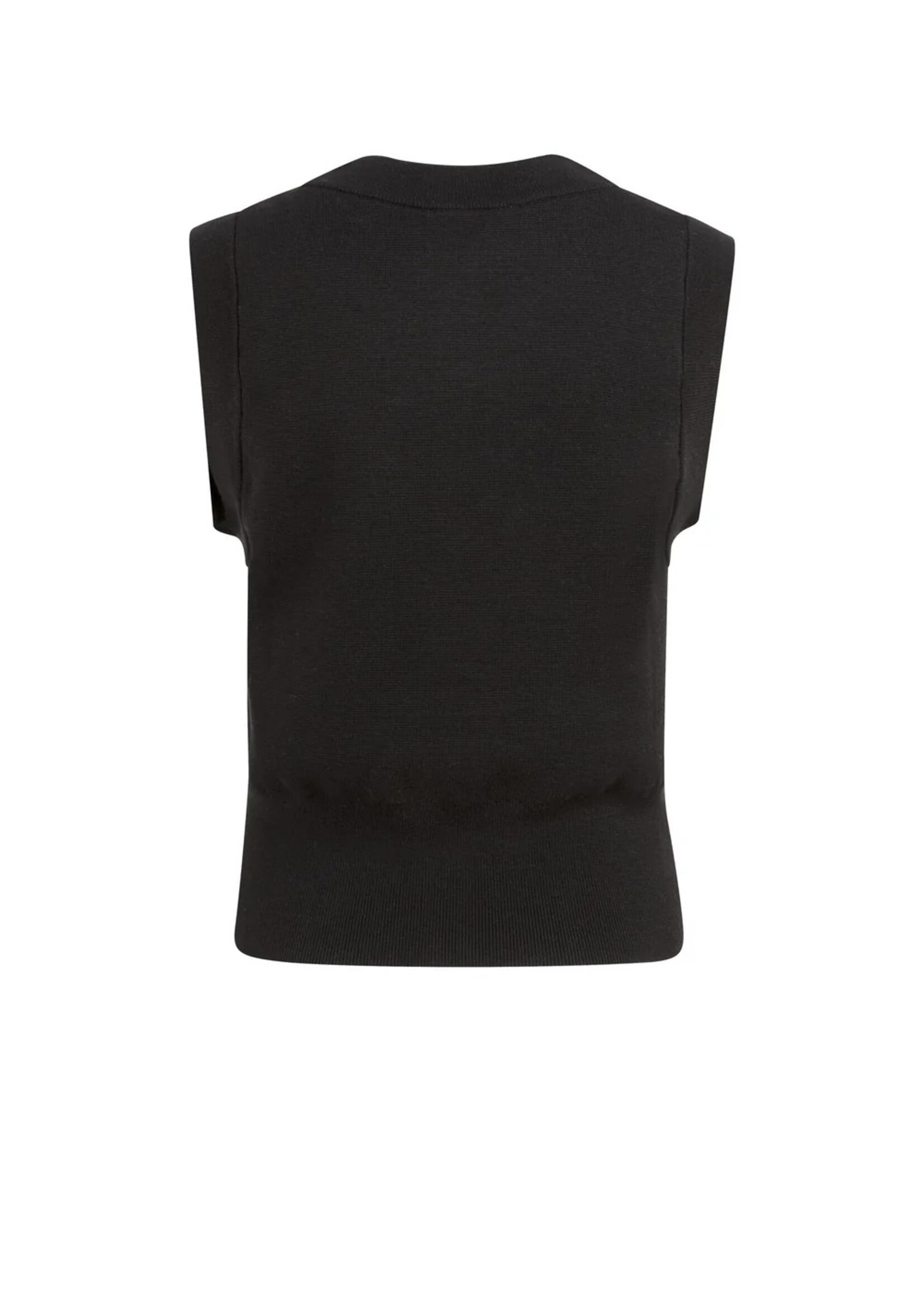 YAYA Yaya - Sleeveless Cardigan with Buttons