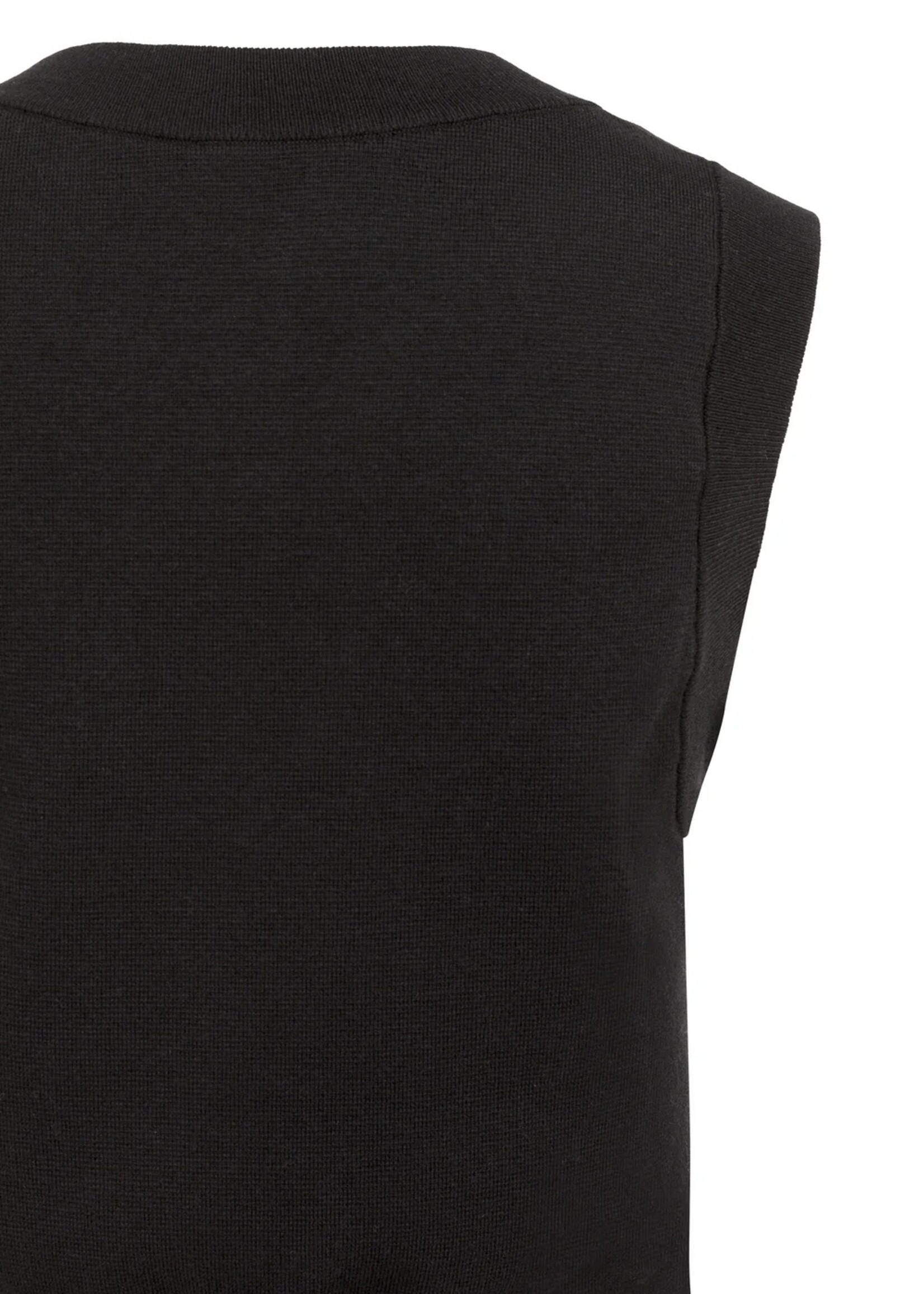 YAYA Yaya - Sleeveless Cardigan with Buttons