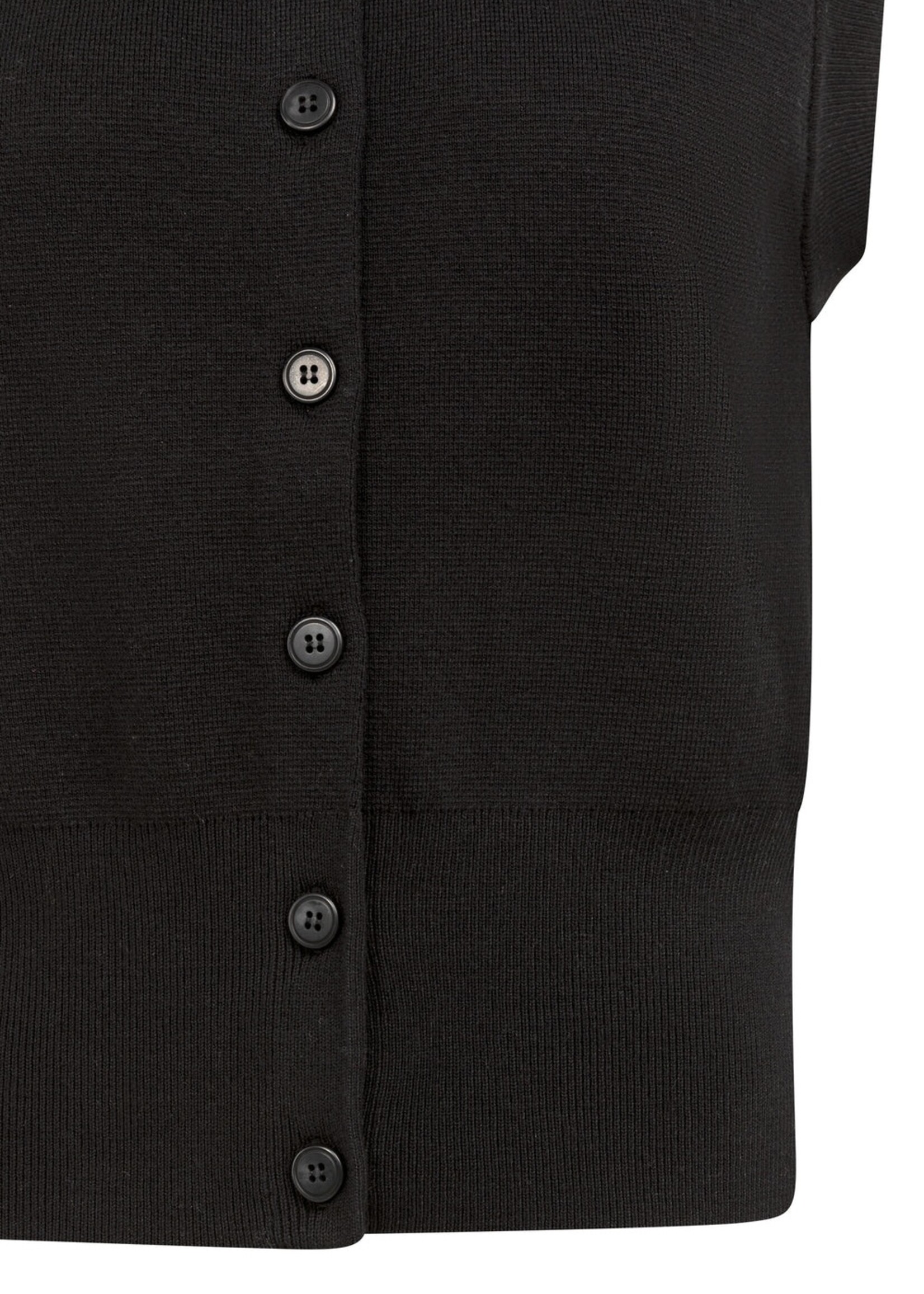 YAYA Yaya - Sleeveless Cardigan with Buttons