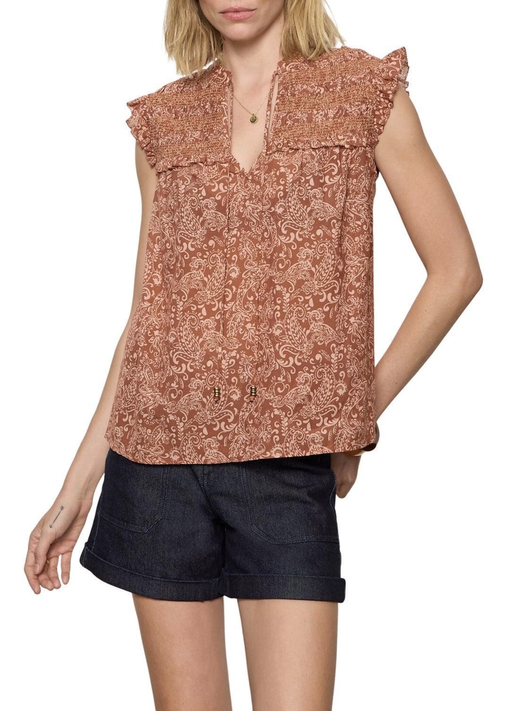 Sanctuary Sanctuary - Free Feeling Smocked Blouse