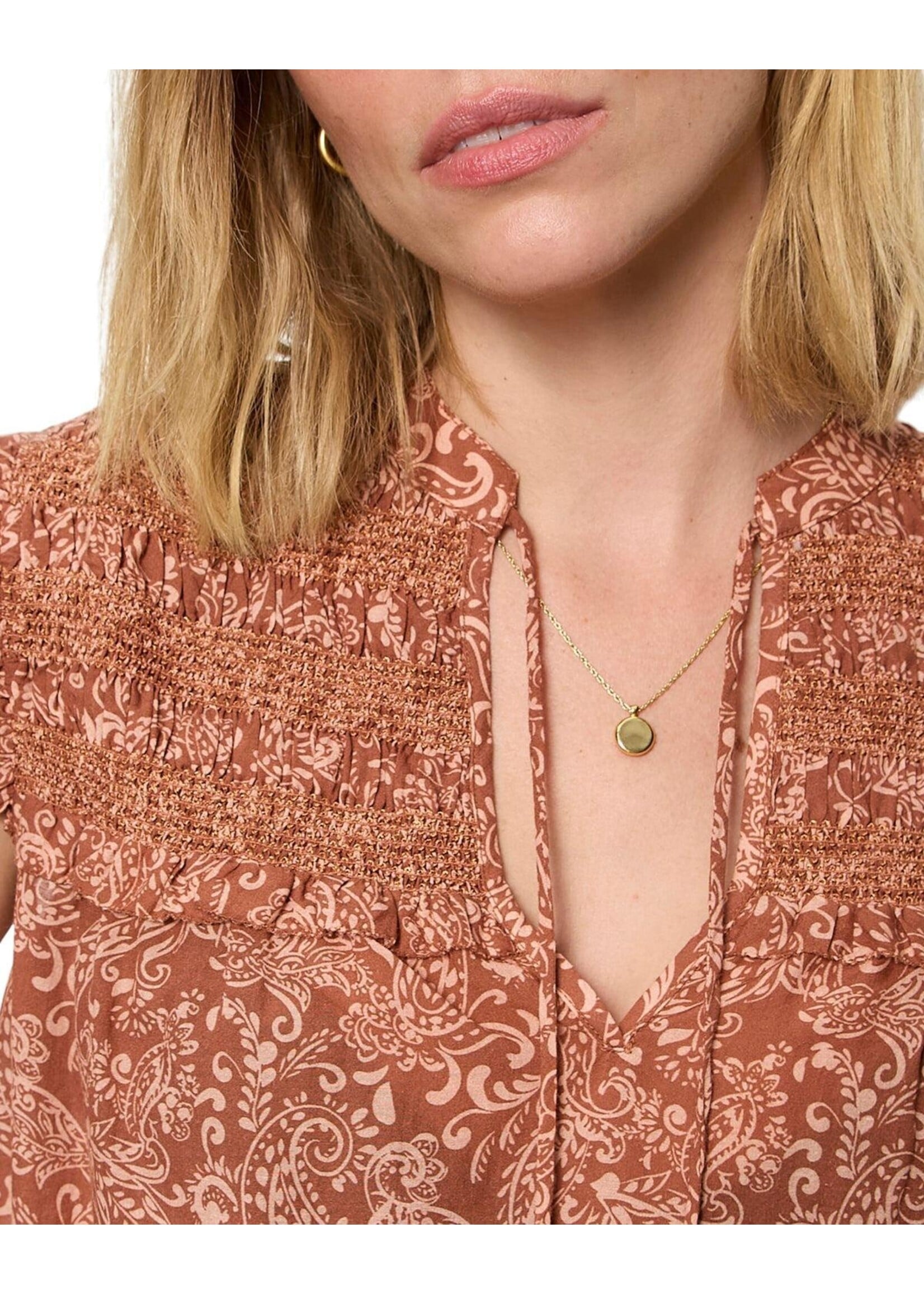 Sanctuary Sanctuary - Free Feeling Smocked Blouse