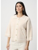 Joseph Ribkoff Joseph Ribkoff - Feather Yarn Knit Boxy Jacket Style 263950