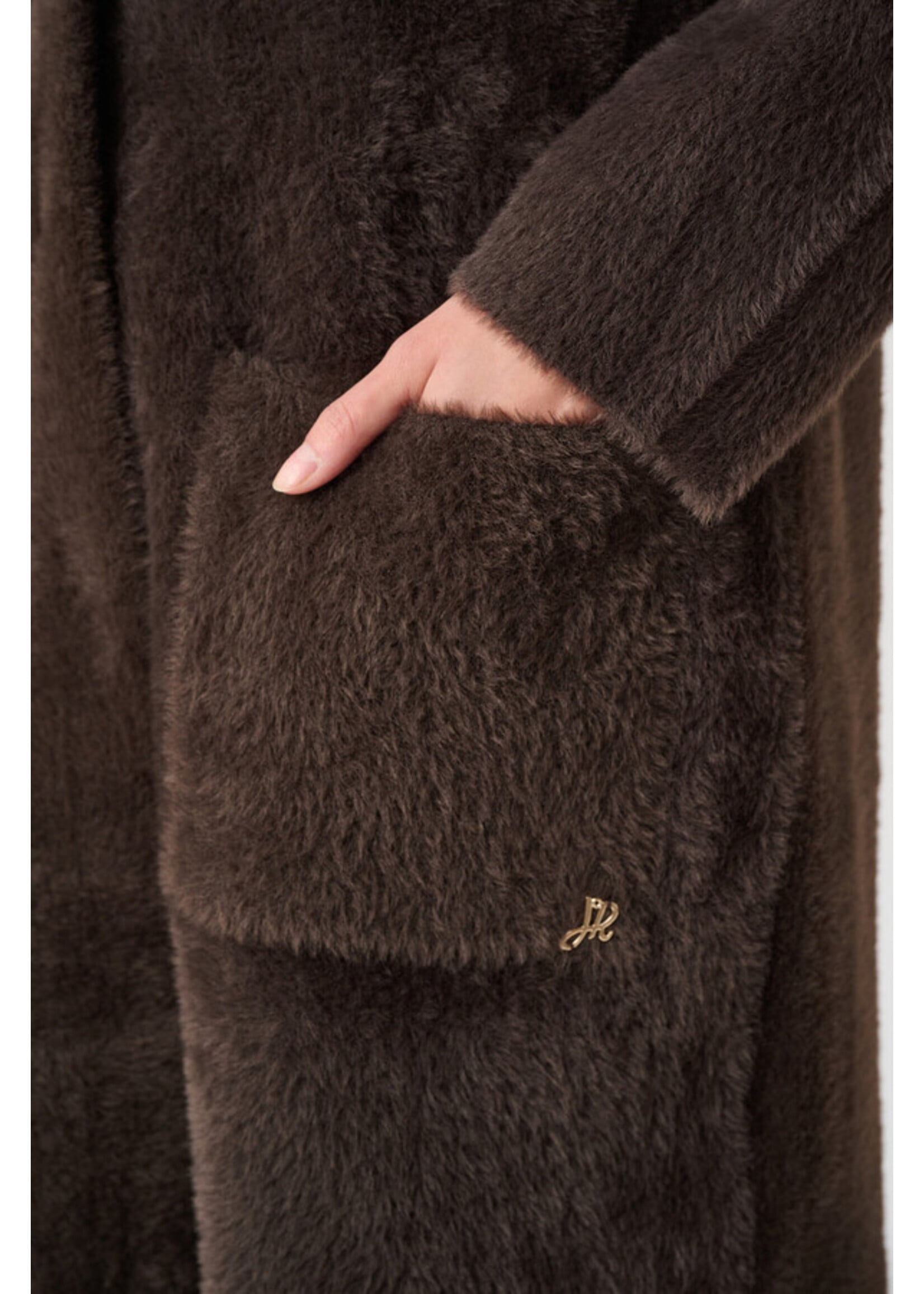 Joseph Ribkoff Joseph Ribkoff - Coat With Detachable Faux Fur Collar Style 263973