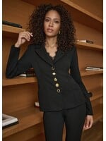 Joseph Ribkoff Joseph Ribkoff - Fitted Blazer With Statement Buttons Style 263151