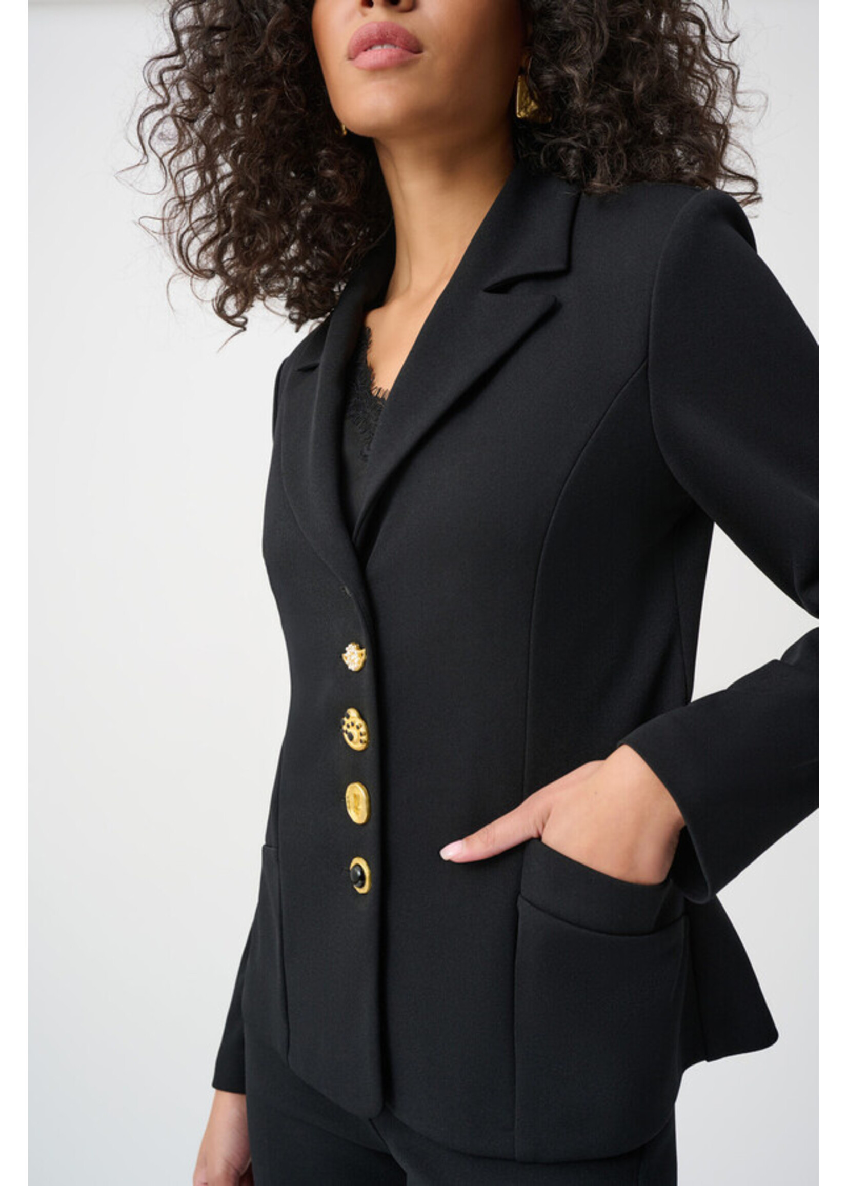 Joseph Ribkoff Joseph Ribkoff - Fitted Blazer With Statement Buttons Style 263151