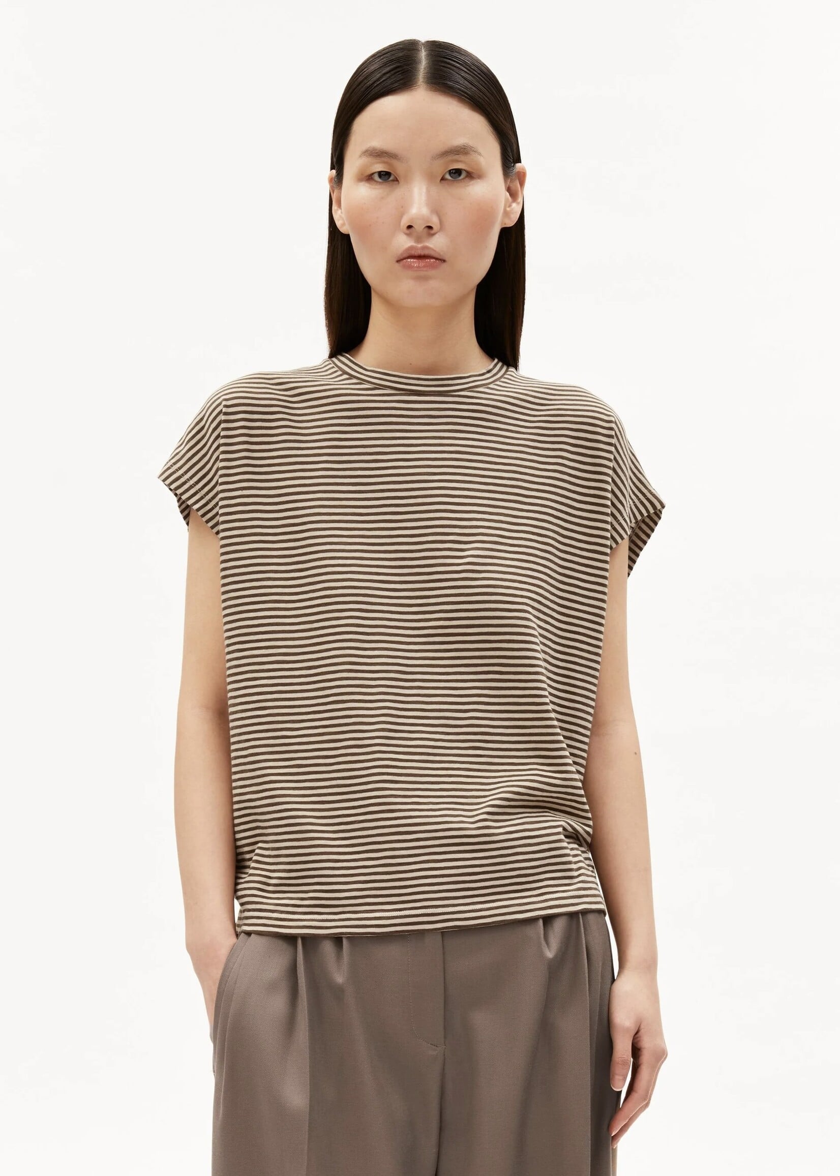 Armed Angels Femme Armed Angels - Slub Jersey Stripe T-Shirt