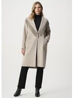 Joseph Ribkoff Joseph Ribkoff - Wool Blend Fringed Coat Style 263912