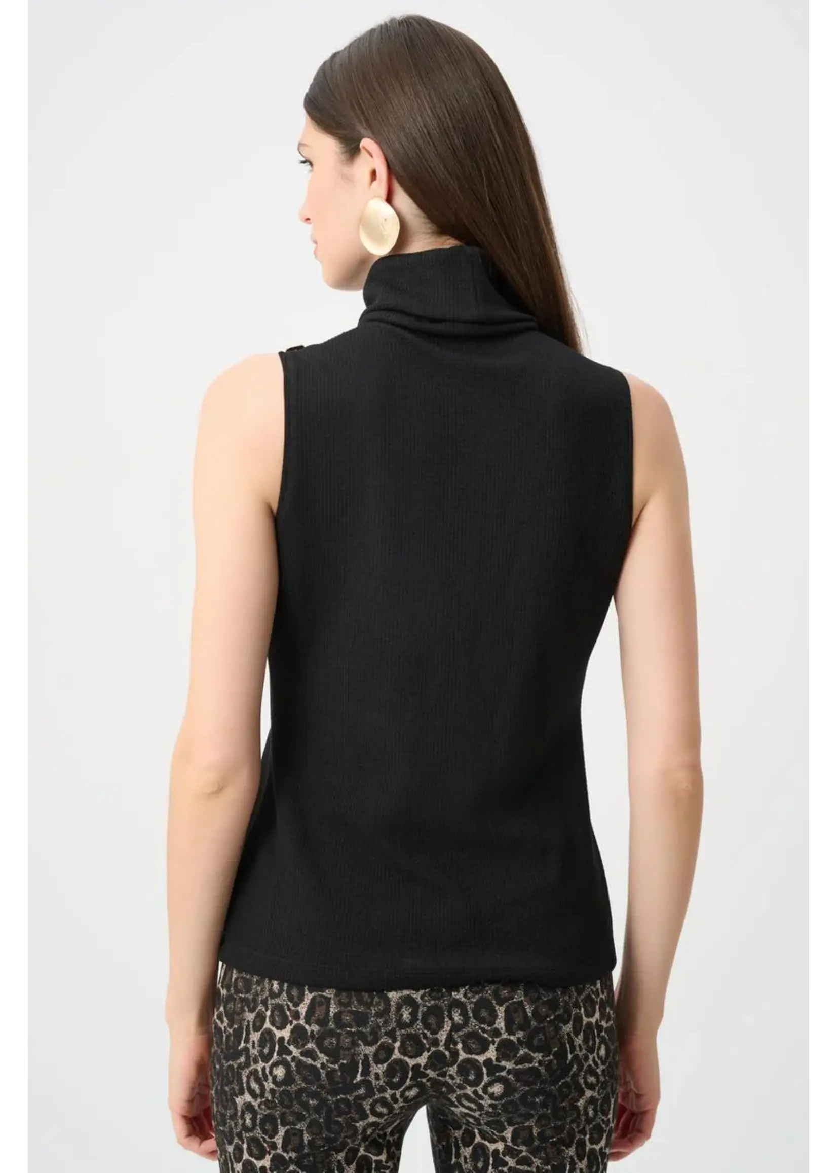 Joseph Ribkoff Joseph Ribkoff - Knit Fitted Turtleneck Top Style 263101