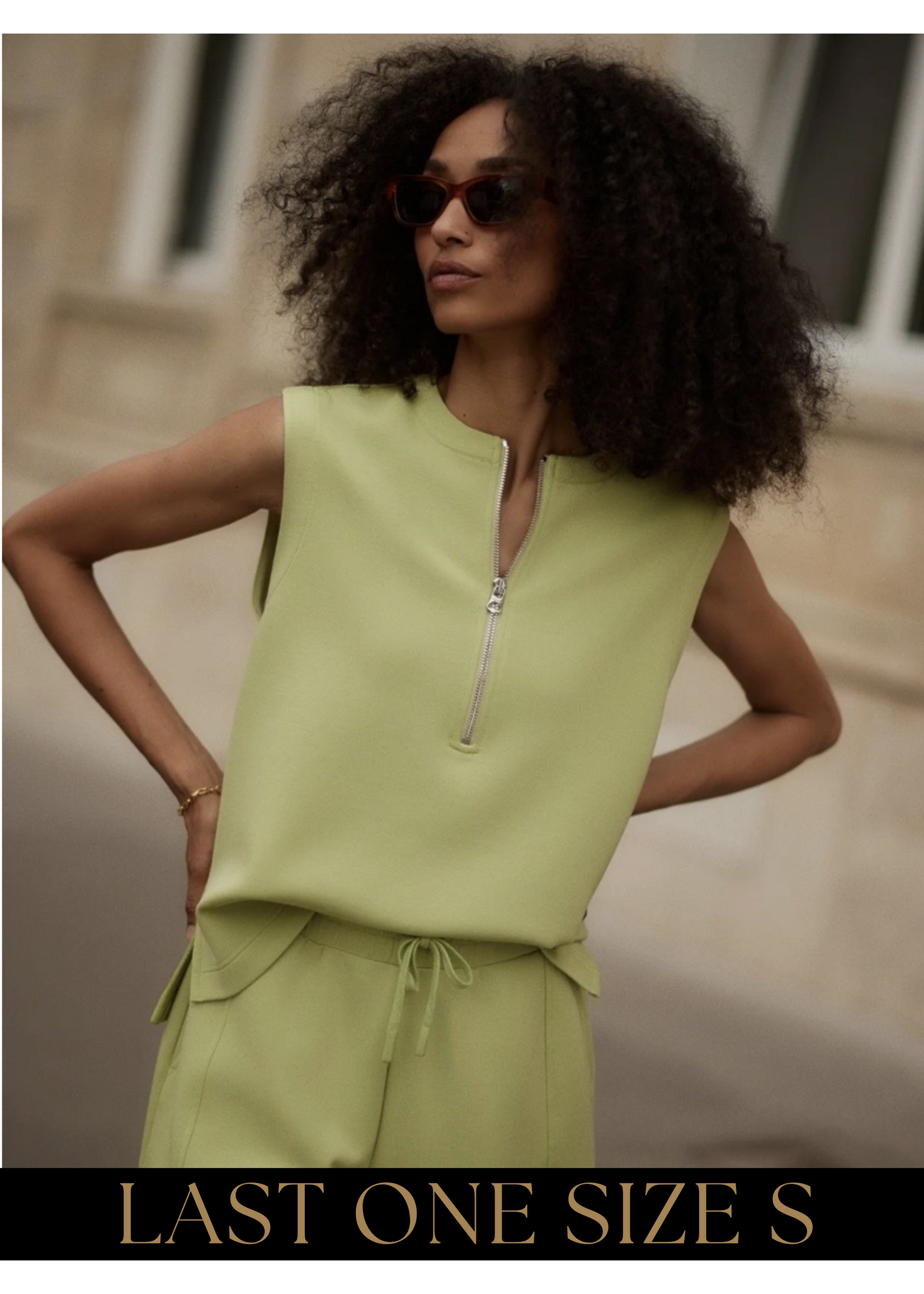Varley Varley - Simmons Half Zip Tank